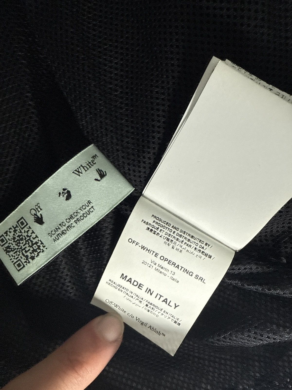 Off-White Off-White Bookish Logo Nylon Jacket ‘Black/White’ Size US M / EU 48-50 / 2 - 4 Thumbnail