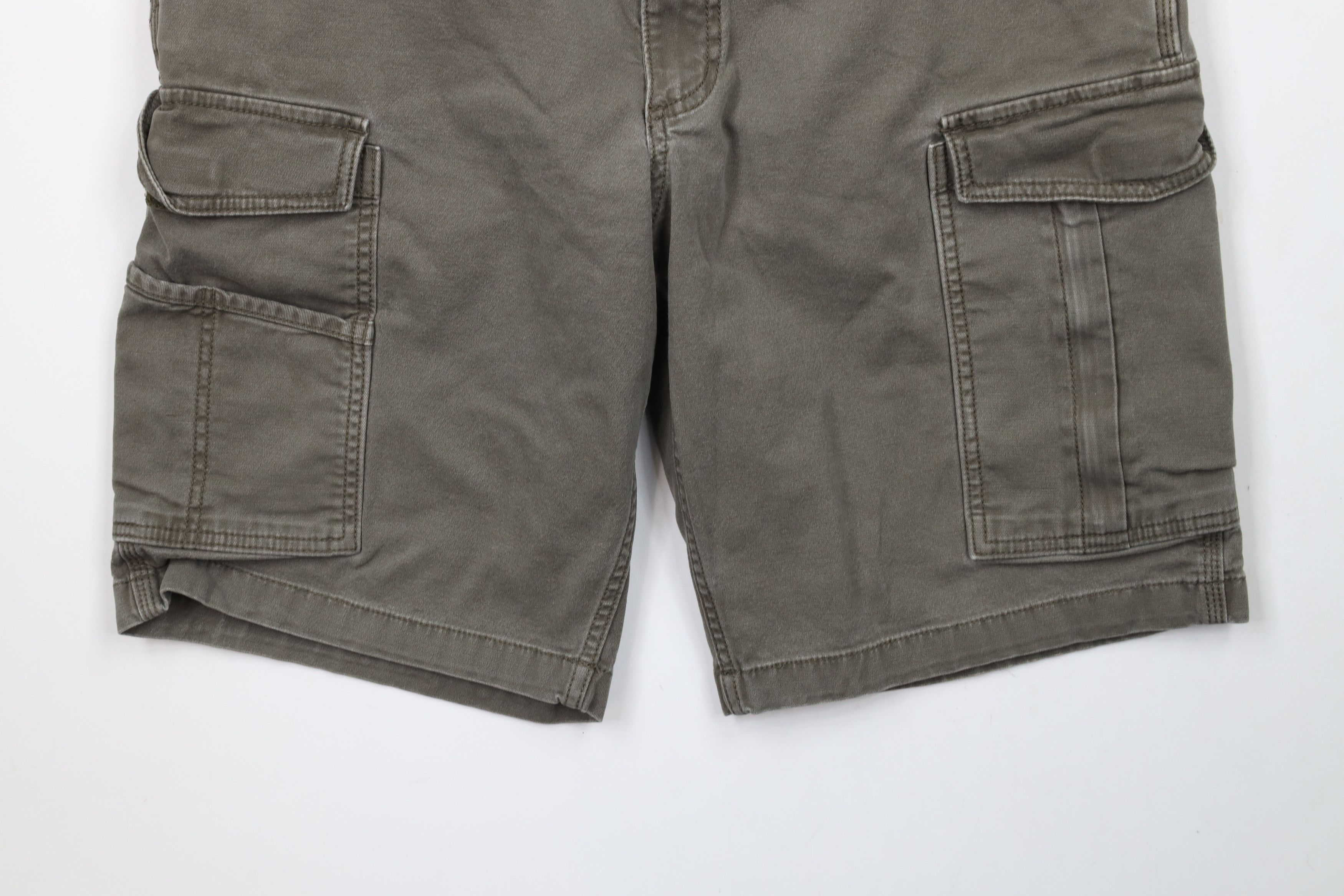 Carhartt × Vintage Vintage Carhartt Out Relaxed Fit Canvas Cargo Shorts Green Size US 36 / EU 52 - 4 Thumbnail
