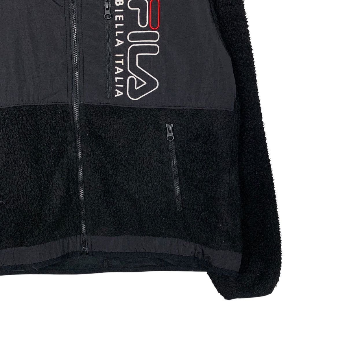 Fila FILA Embroidered Logo Zipper Fleece Jacket #1888-C82 Size US M / EU 48-50 / 2 - 4 Thumbnail