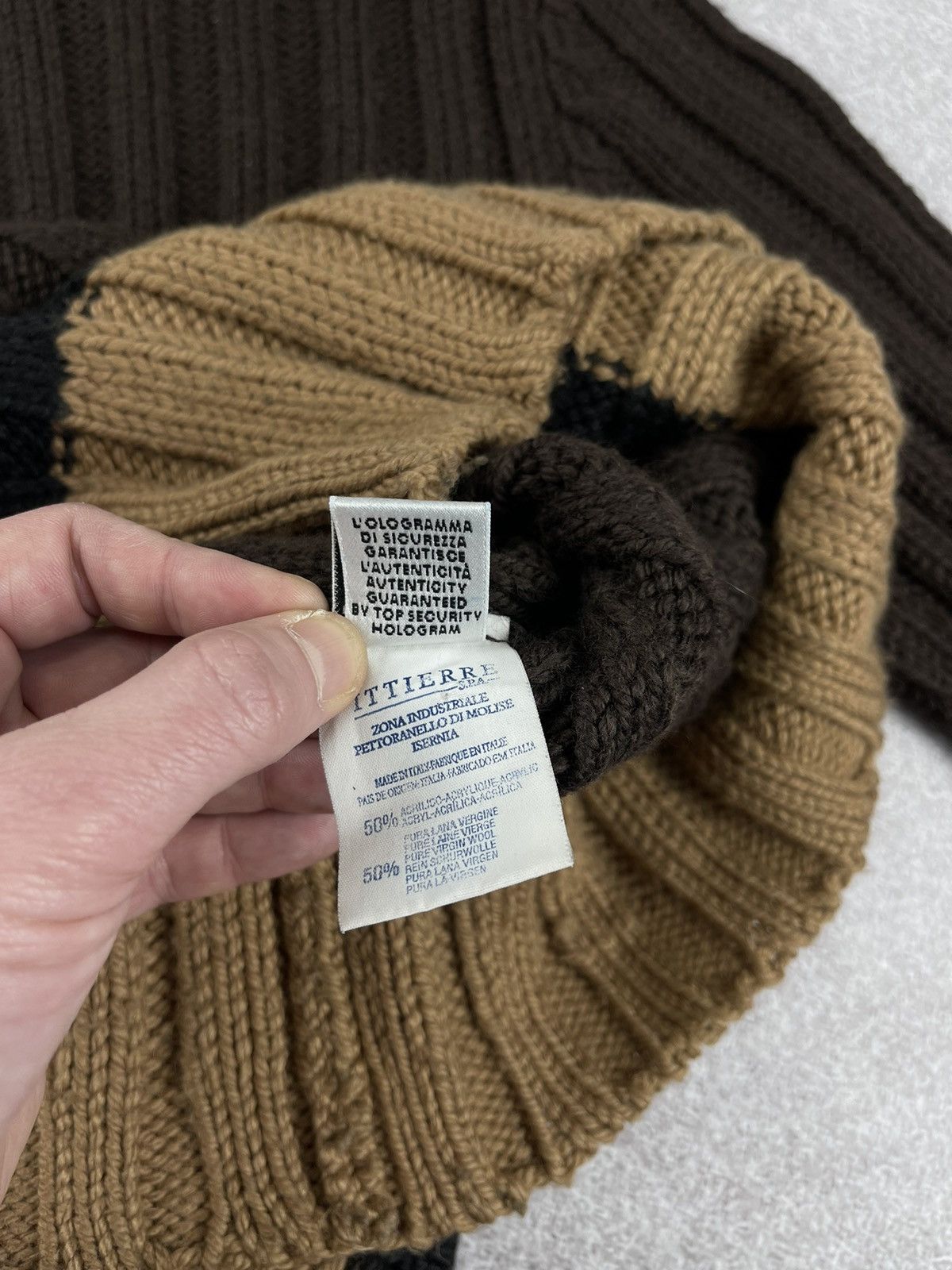 Dolce & Gabbana × Vintage Vintage Dolce & Gabbana Wool Knit Turtleneck Sweater Size L / US 10 / IT 46 - 9 Thumbnail