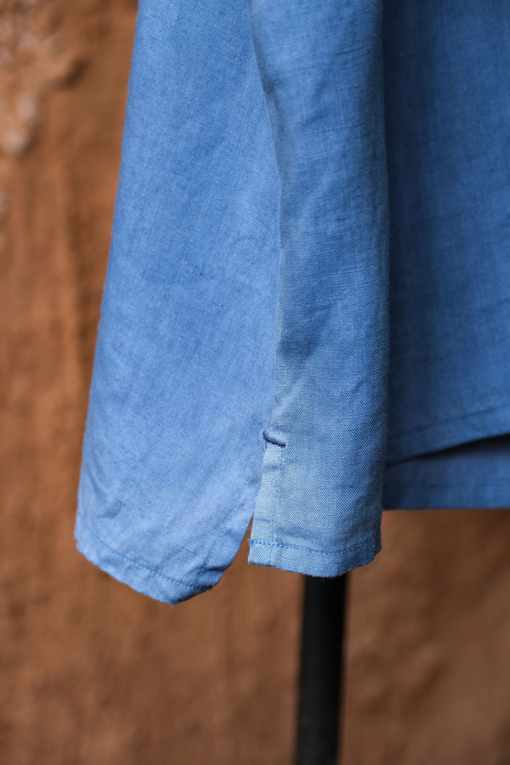 Porter Classic Porter Classic - LINEN BASQUE SHIRT - L.BLUE Size US XL / EU 56 / 4 - 7 Thumbnail