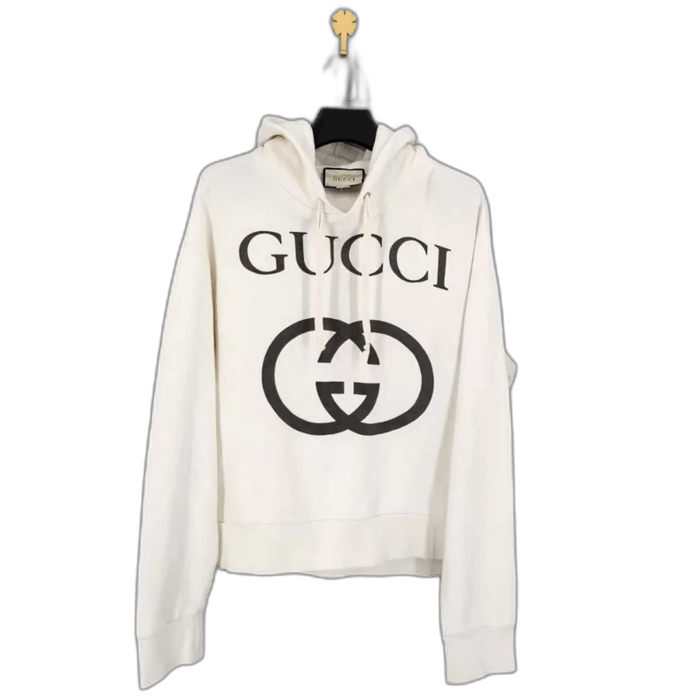 Gucci Gucci Double Ring Logo Hooded Sweatshirt-yf Size US M / EU 48-50 / 2 - 1 Thumbnail