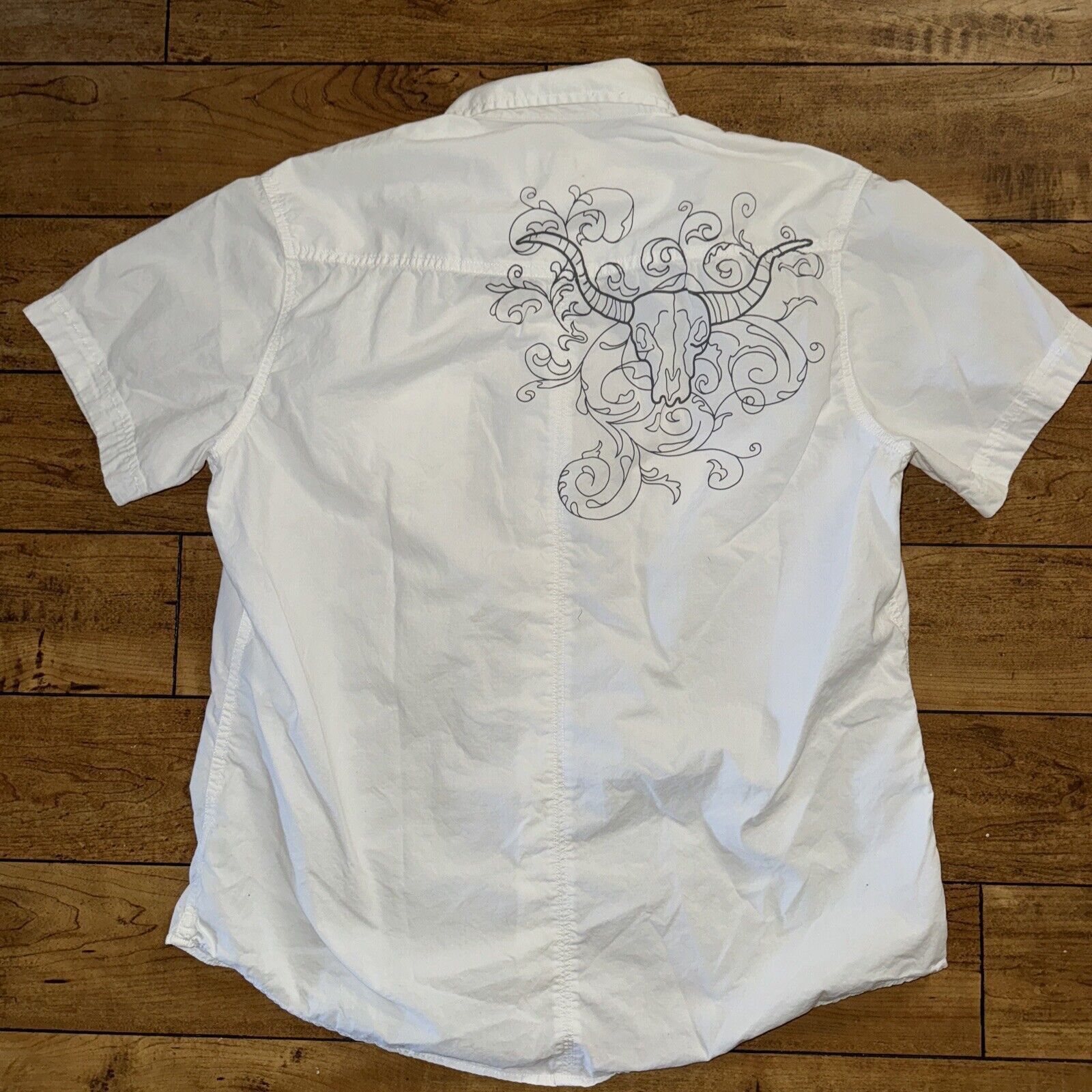 Japanese Brand Utility Skateboarding Shirt White Large 22x27 Size US L / EU 52-54 / 3 - 4 Thumbnail