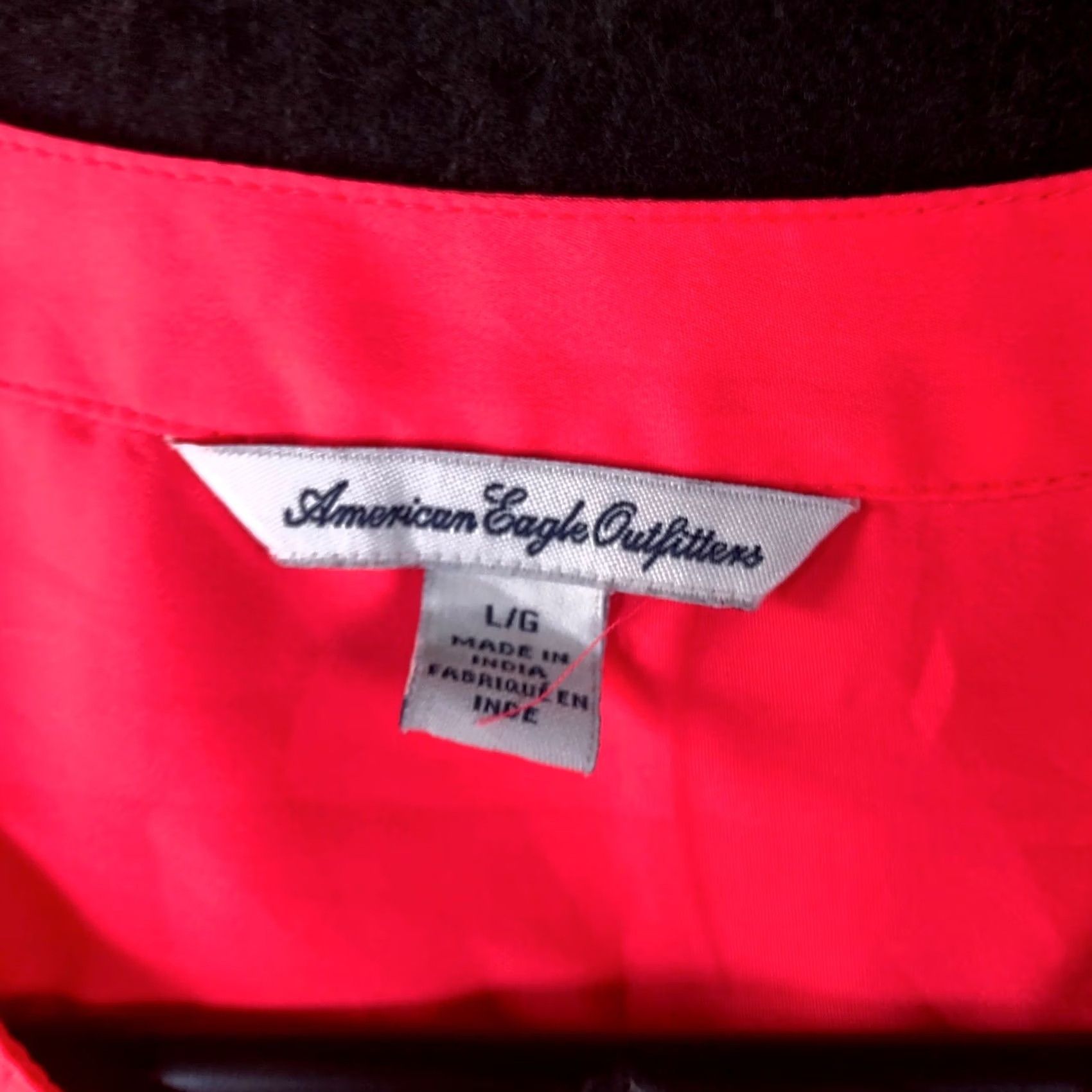 American Eagle Outfitters American Eagle Womens Blouse Sleeveless Neon Pink Button Down Sheer Large Blouse Size L / US 10 / IT 46 - 4 Thumbnail