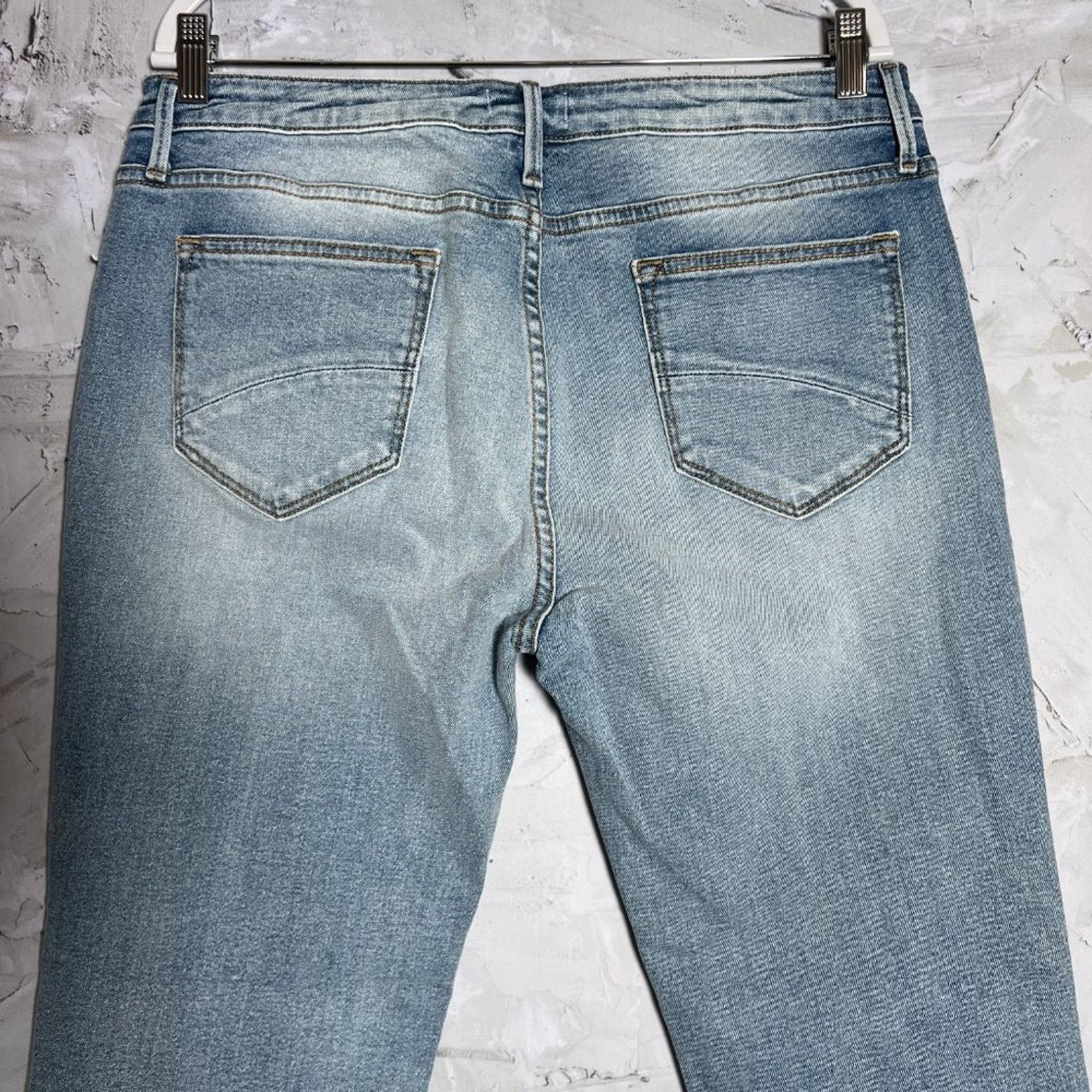 Other Driftwood Colette Crop Jean Diamond Daze Blue Embroidered 33 Size 33" - 7 Thumbnail