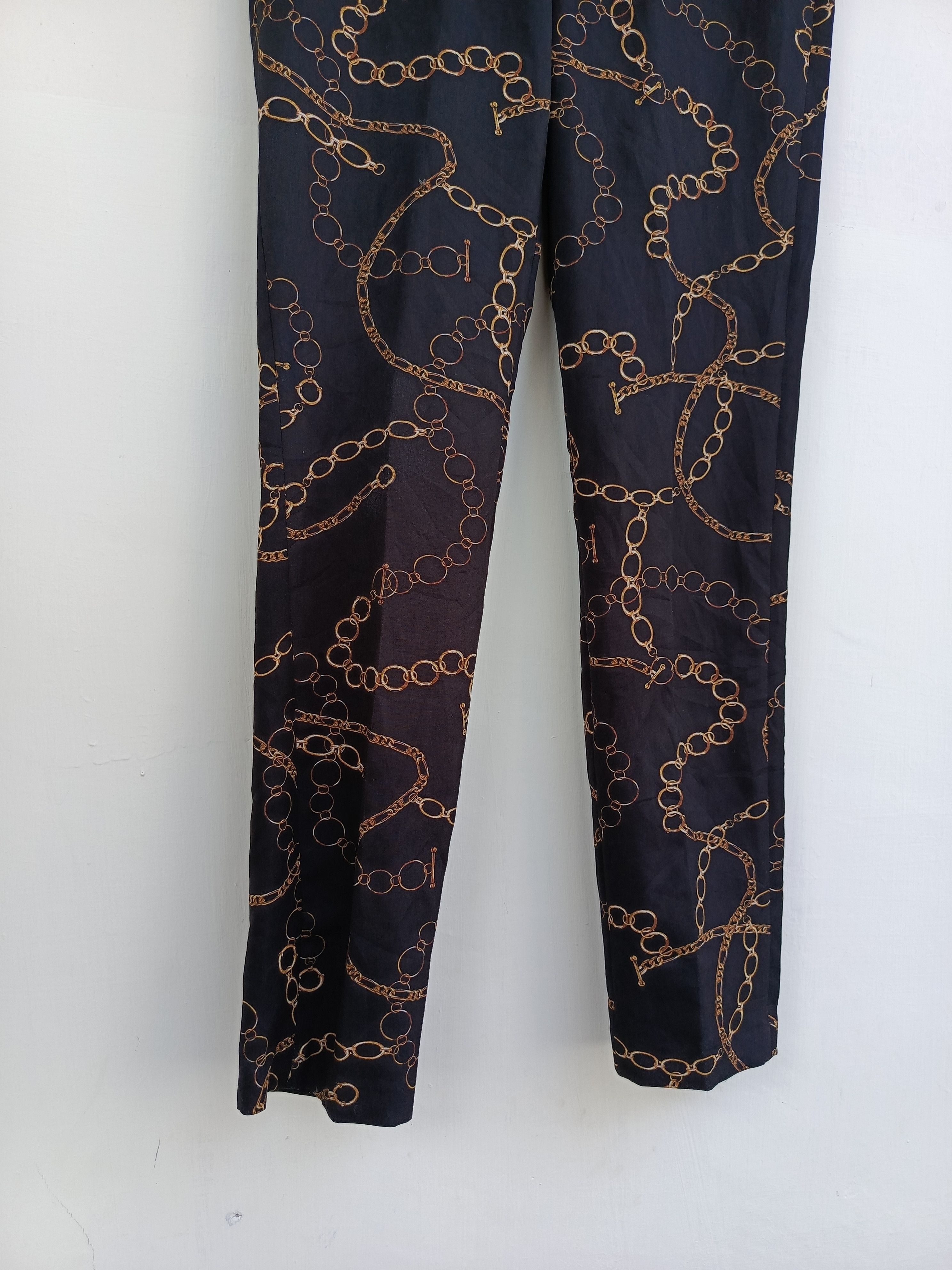 Zara Zara chain pattern women pants Size 26" / US 2 / IT 38 - 3 Thumbnail