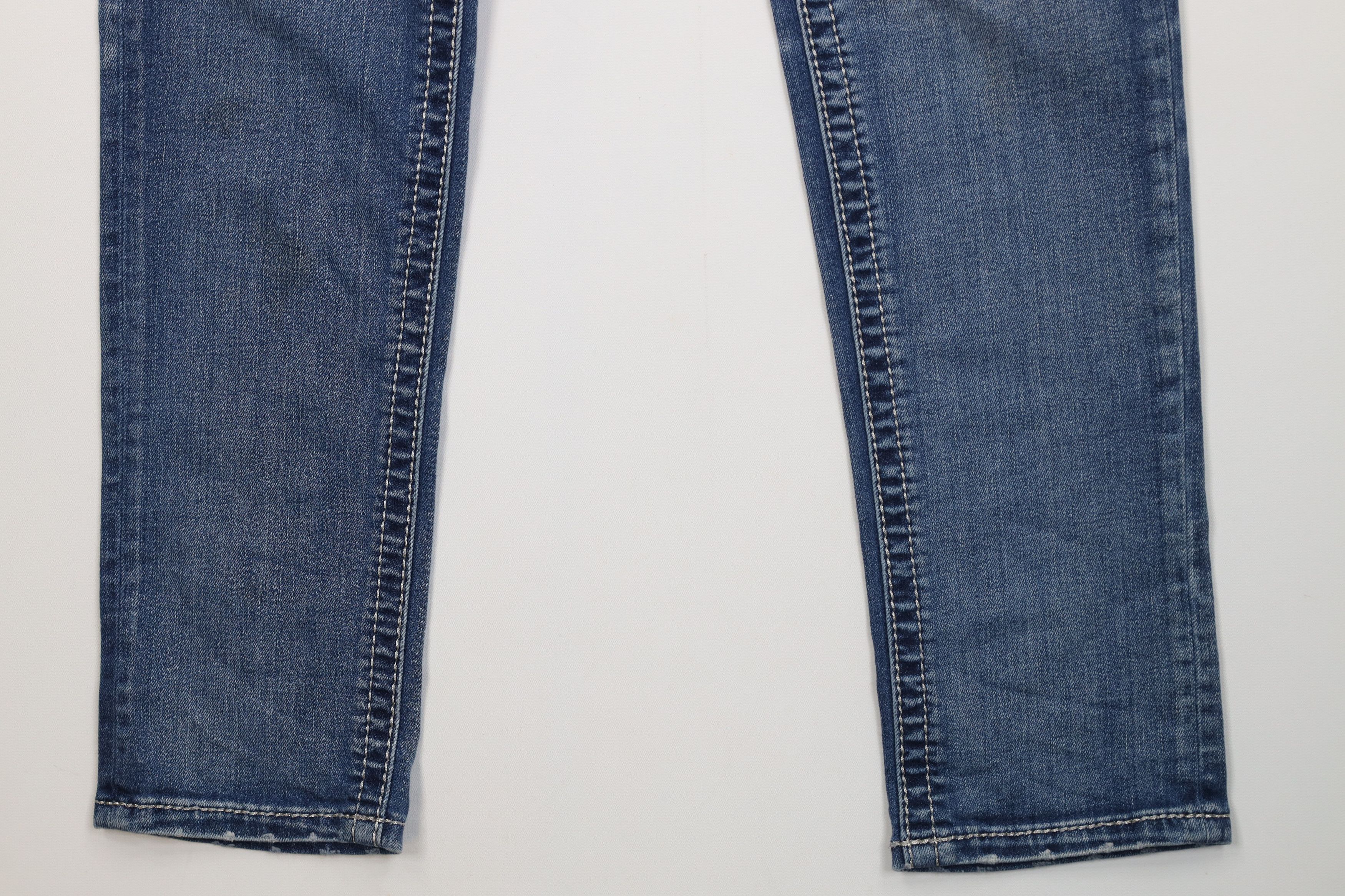 Miss Me Miss Me Stitch Signature Skinny Leg Denim Jeans Stretch Size 30" / US 8 / IT 44 - 4 Thumbnail