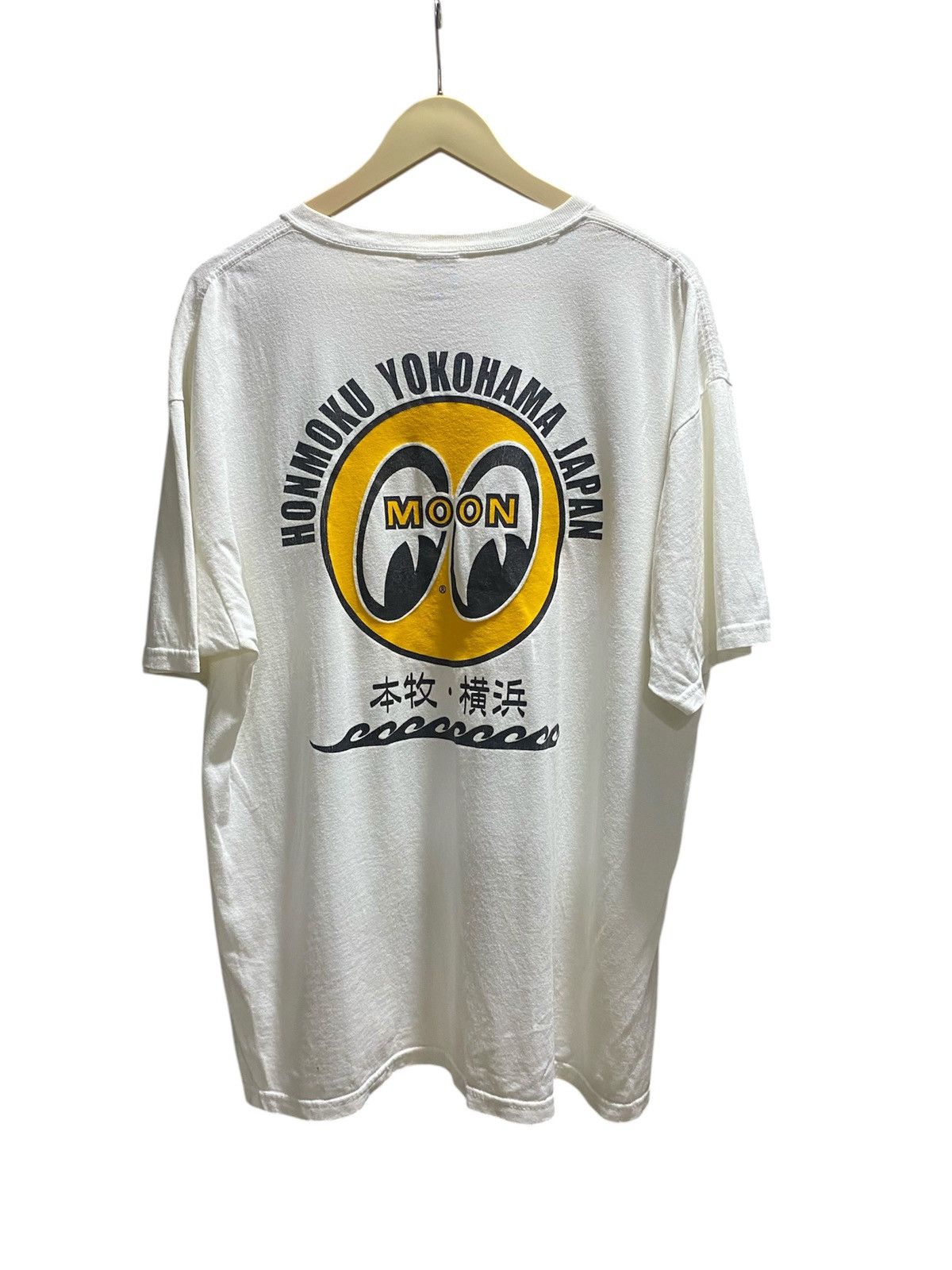 Vintage Vintage Mooneyes Honmoku Yokohama Japan T-shirt Size US XL / EU 56 / 4 - 2 Thumbnail