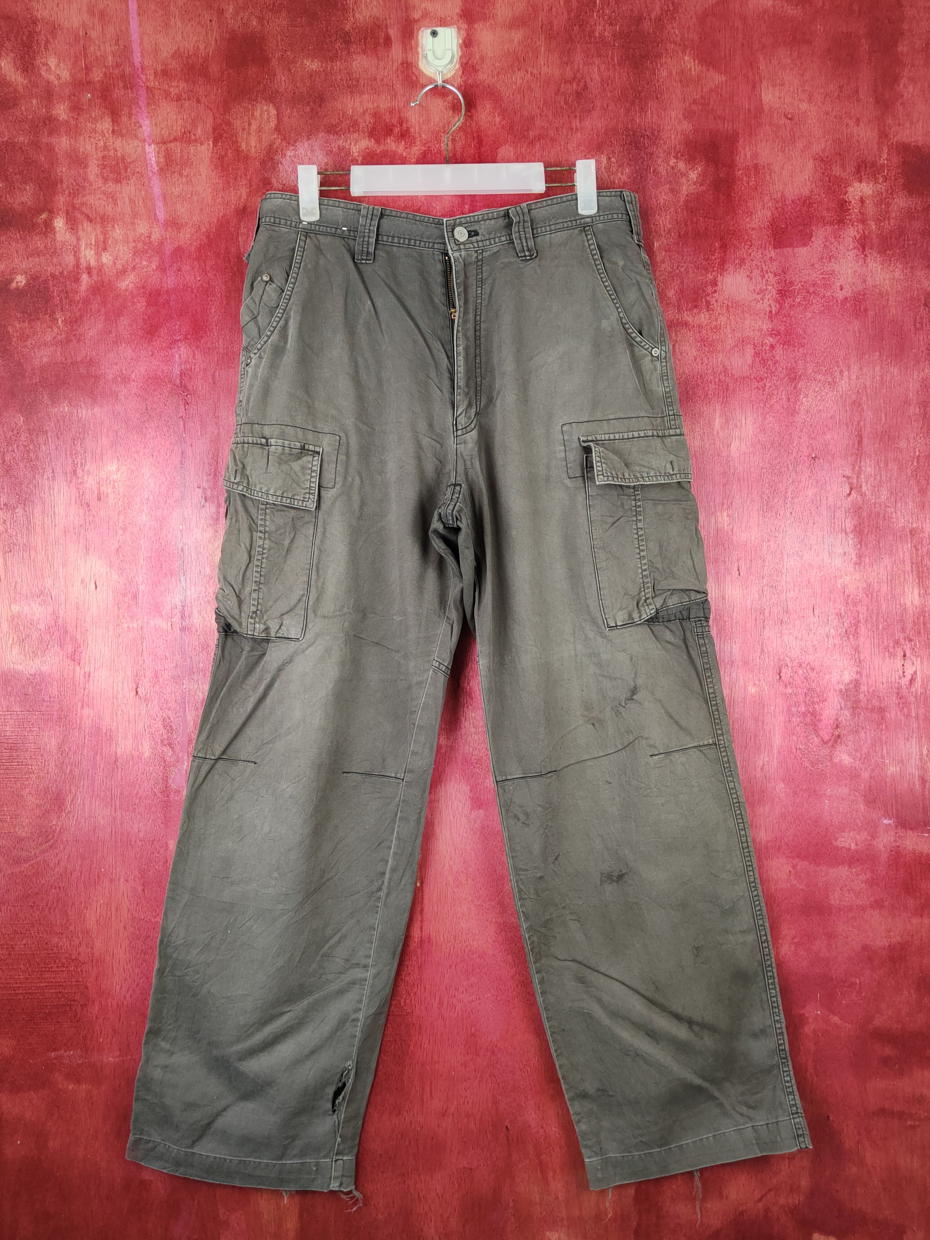 Vintage Jawin Dark Gray Multipocket Tactical Cargo Pants #S1385 | Grailed