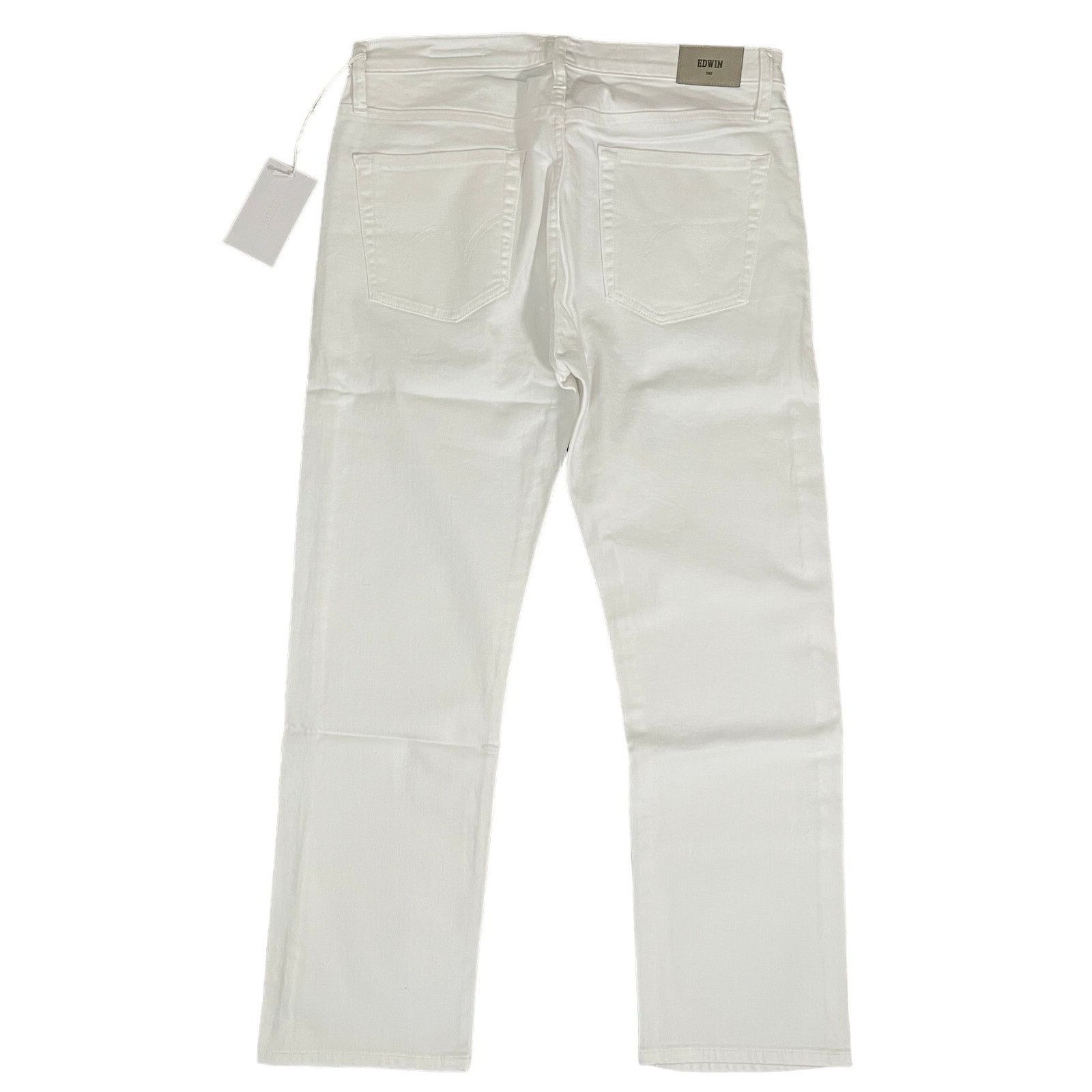 Edwin Edwin Elin Crop Straight Leg Jeans Optic White Size 32 $148 Size 32" / US 10 / IT 46 - 3 Thumbnail