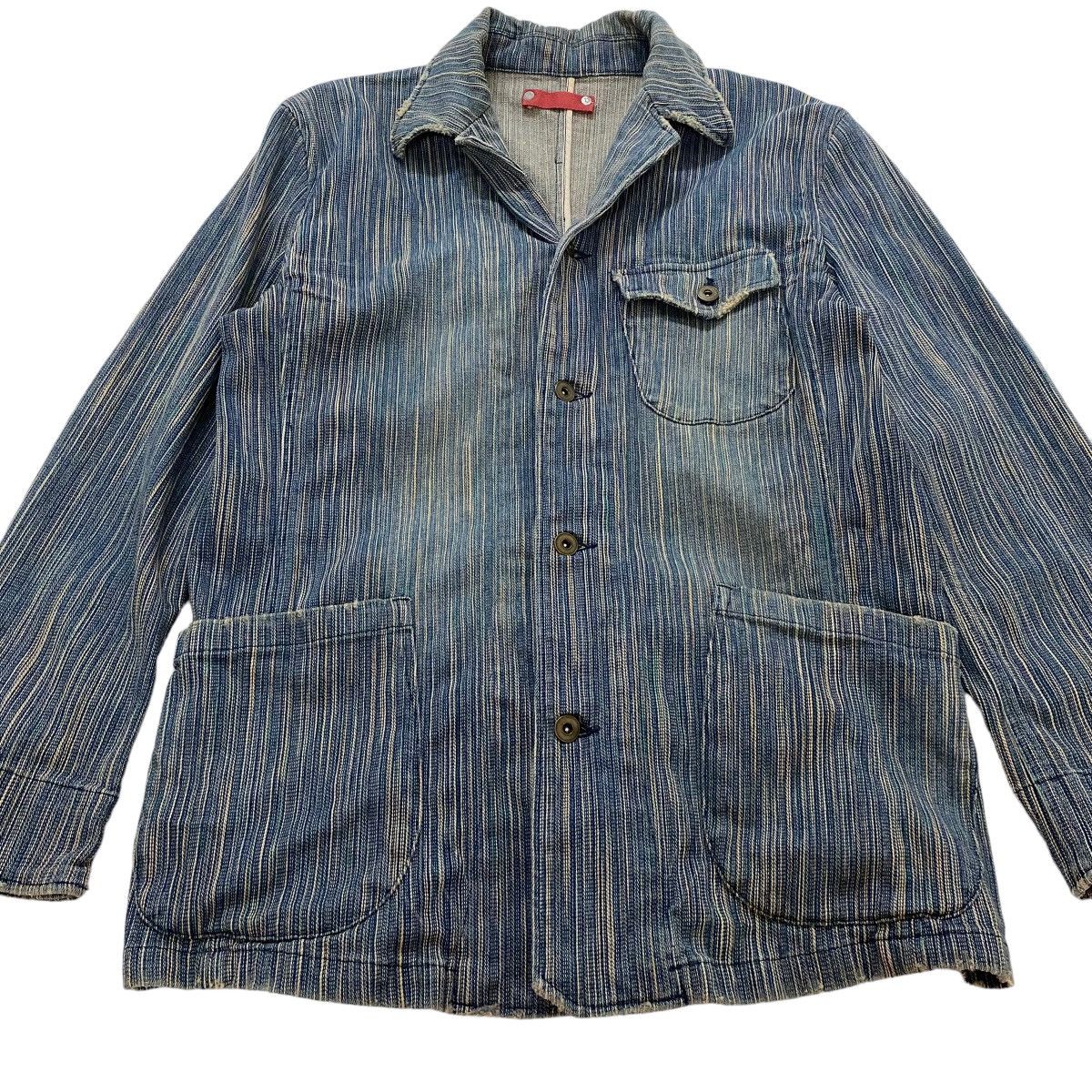 Vintage ⚡️Vintage Fissare stripe stiches chore style jacket Size US M / EU 48-50 / 2 - 4 Thumbnail