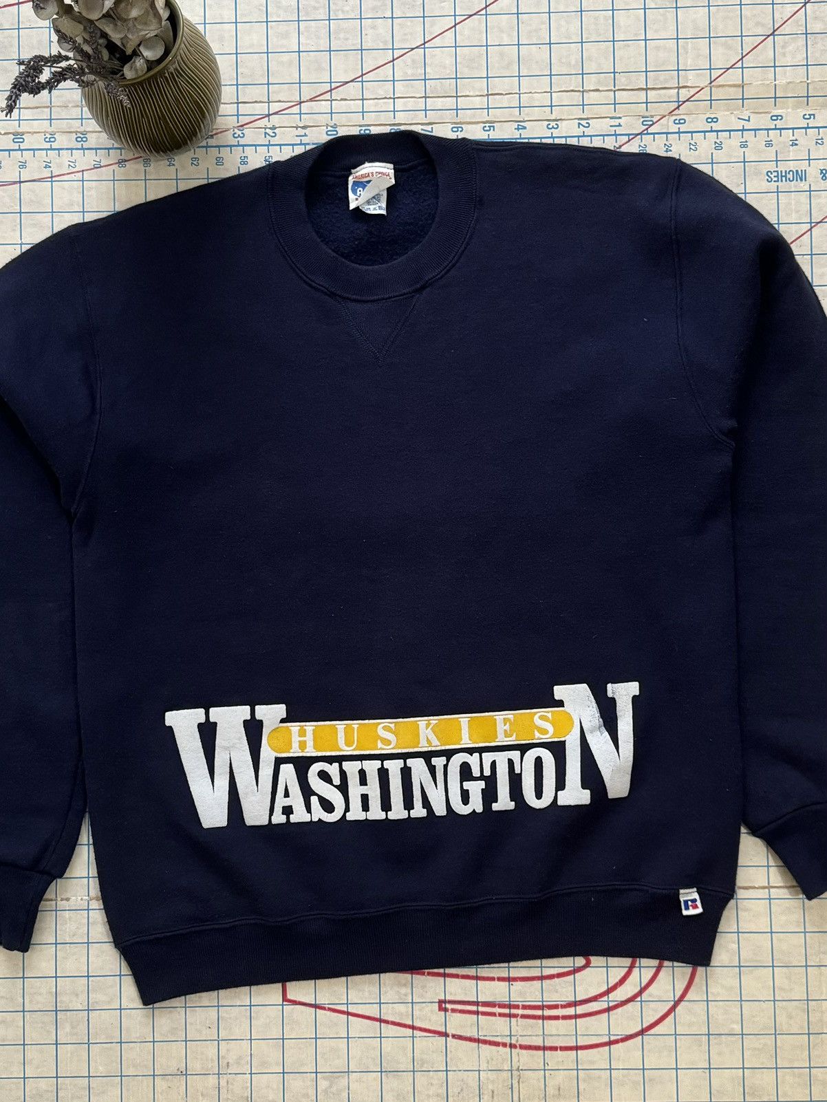 Russell Athletic × Vintage Vintage Washington Huskies Spell Out Crewneck Russell Ath Size US M / EU 48-50 / 2 - 3 Thumbnail