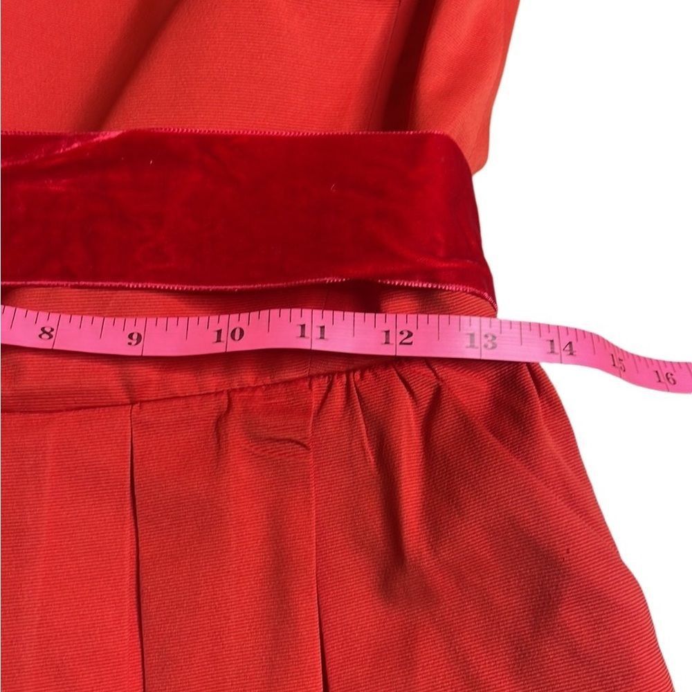 Max Mara MaxMara Red Pleated Open Back Sleeveless Mini Dress Size 8 Size M / US 6-8 / IT 42-44 - 9 Thumbnail