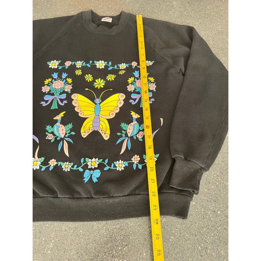 Jerzees JERZEES butterfly peacock sweatshirt Made in USA Size M / US 6-8 / IT 42-44 - 7 Thumbnail