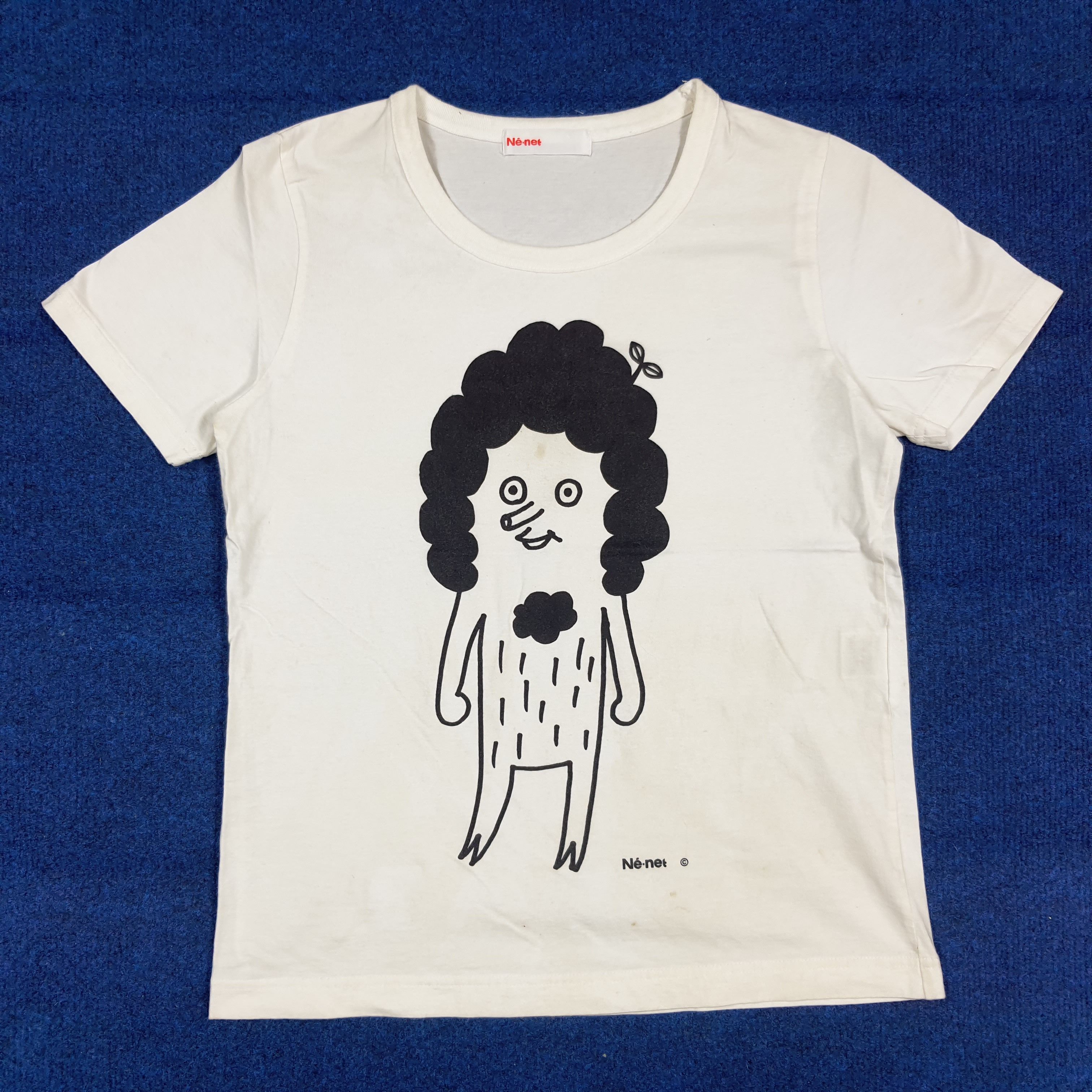 Ne-Net Vintage Ne-Net by Issey Miyake Japan Graphic Tshirt C294N4 Size US XS / EU 42 / 0 - 1 Thumbnail