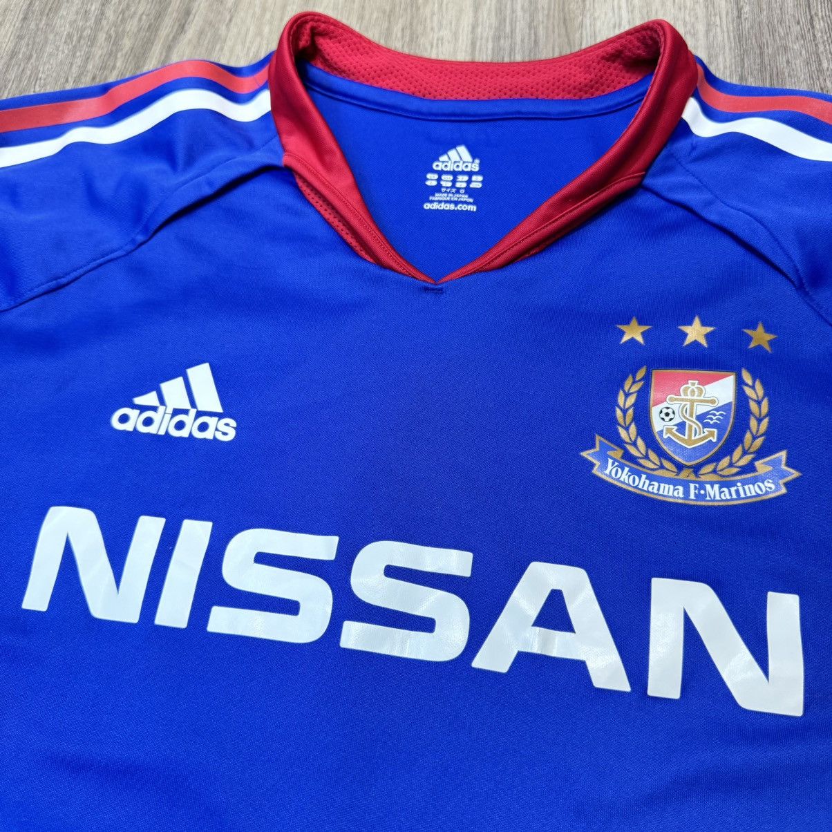 Adidas × Japanese Brand Yokohama F.Marinos 2004 longsleeves home shirt Size US L / EU 52-54 / 3 - 4 Thumbnail