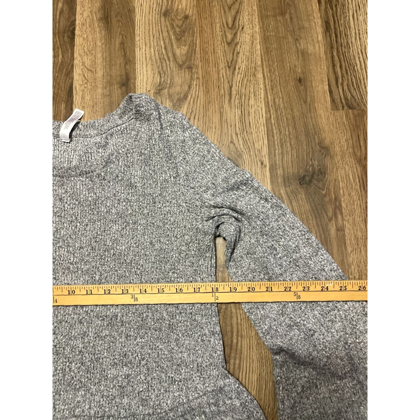 Vintage Gilligan & O'Malley Shirt Medium Gray Flared Long Sleeve Solid Women's Size M / US 6-8 / IT 42-44 - 5 Thumbnail