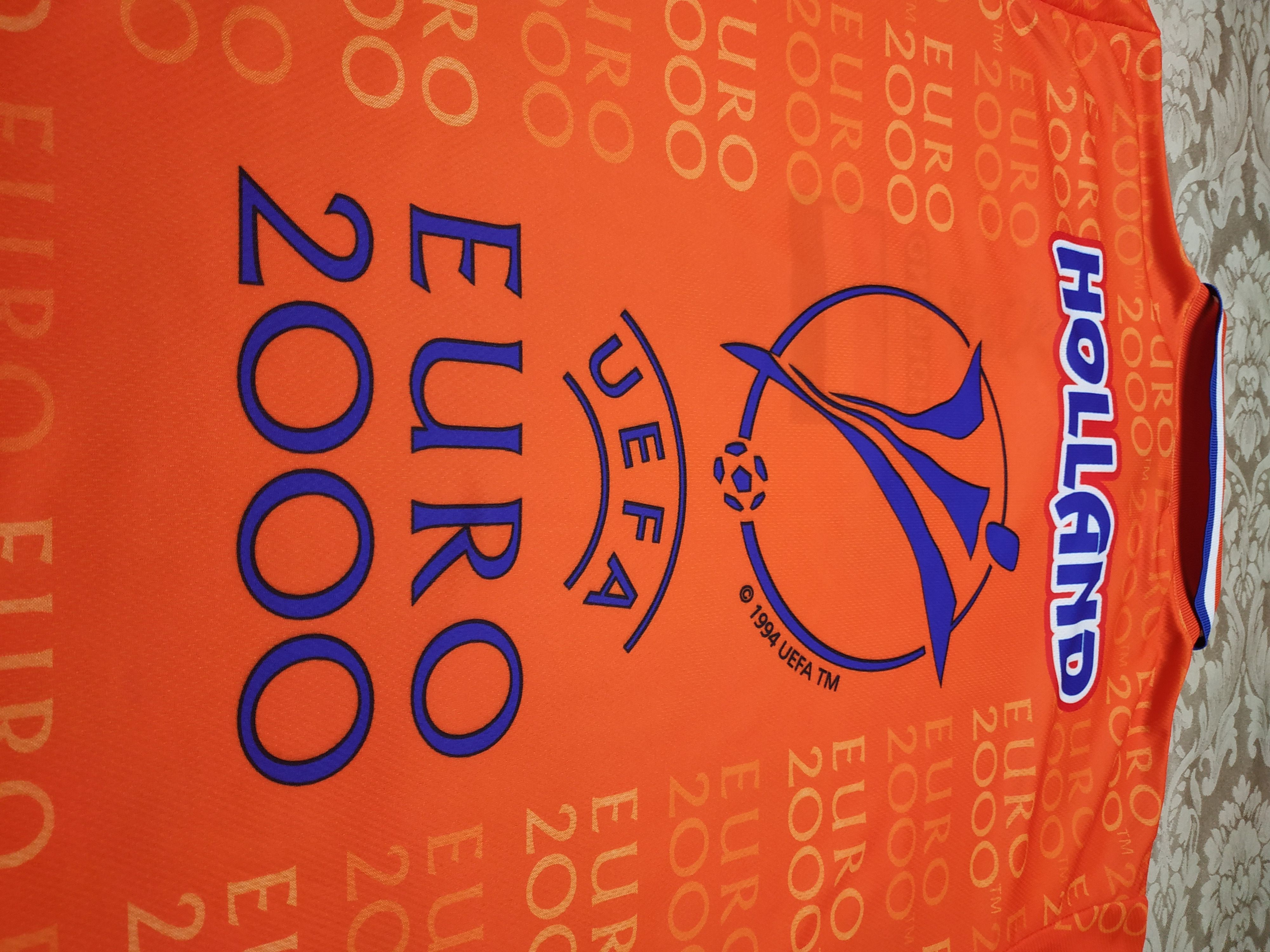 UEFA Netherlands RARE HOLLAND UEFA EURO 2000 Soccer jersey Size US XL / EU 56 / 4 - 4 Thumbnail