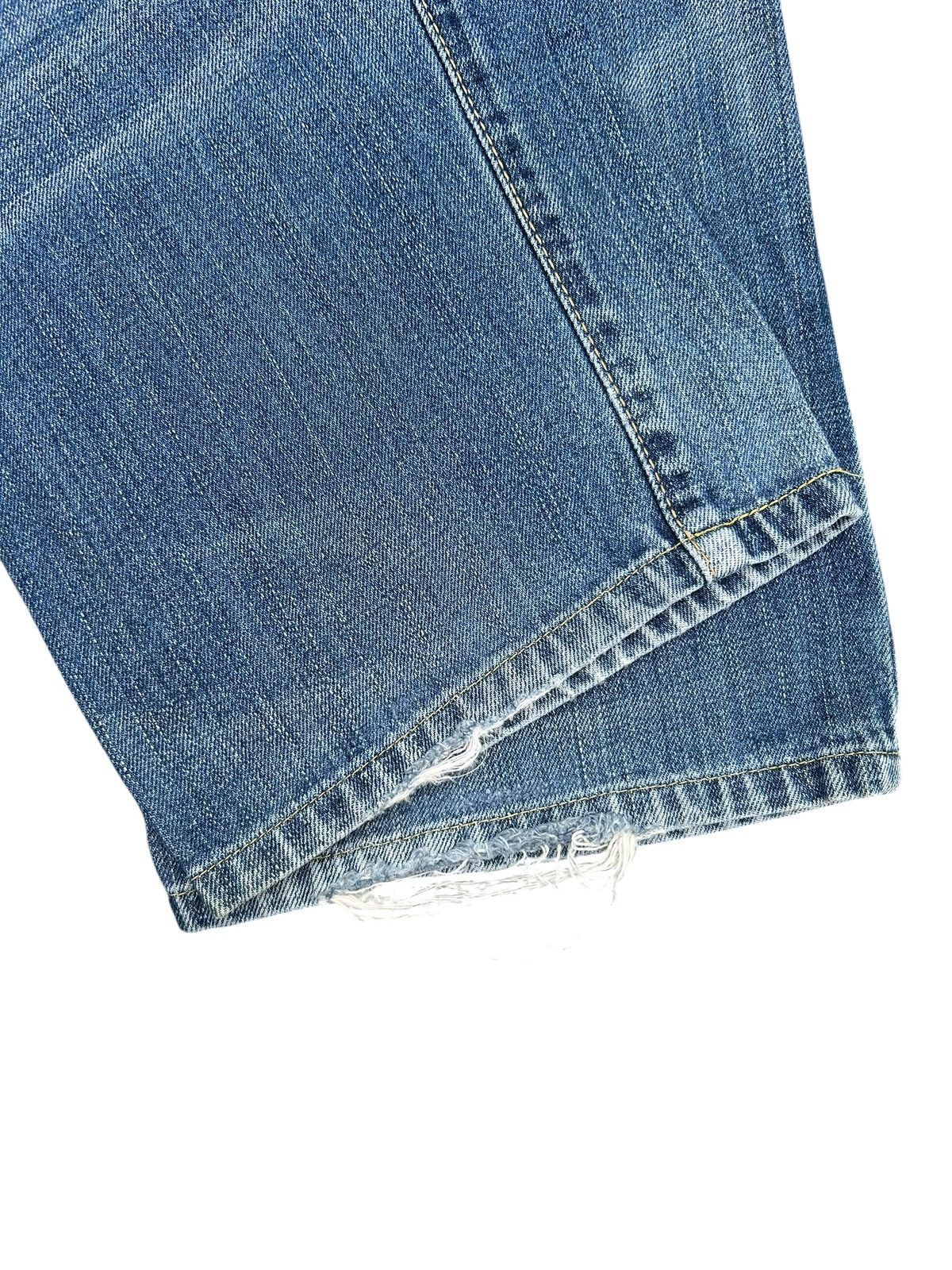 Kapital Buckle Back Vintage Edwin Selvedge Distressed Denim Jeans Size US 37 - 16 Thumbnail