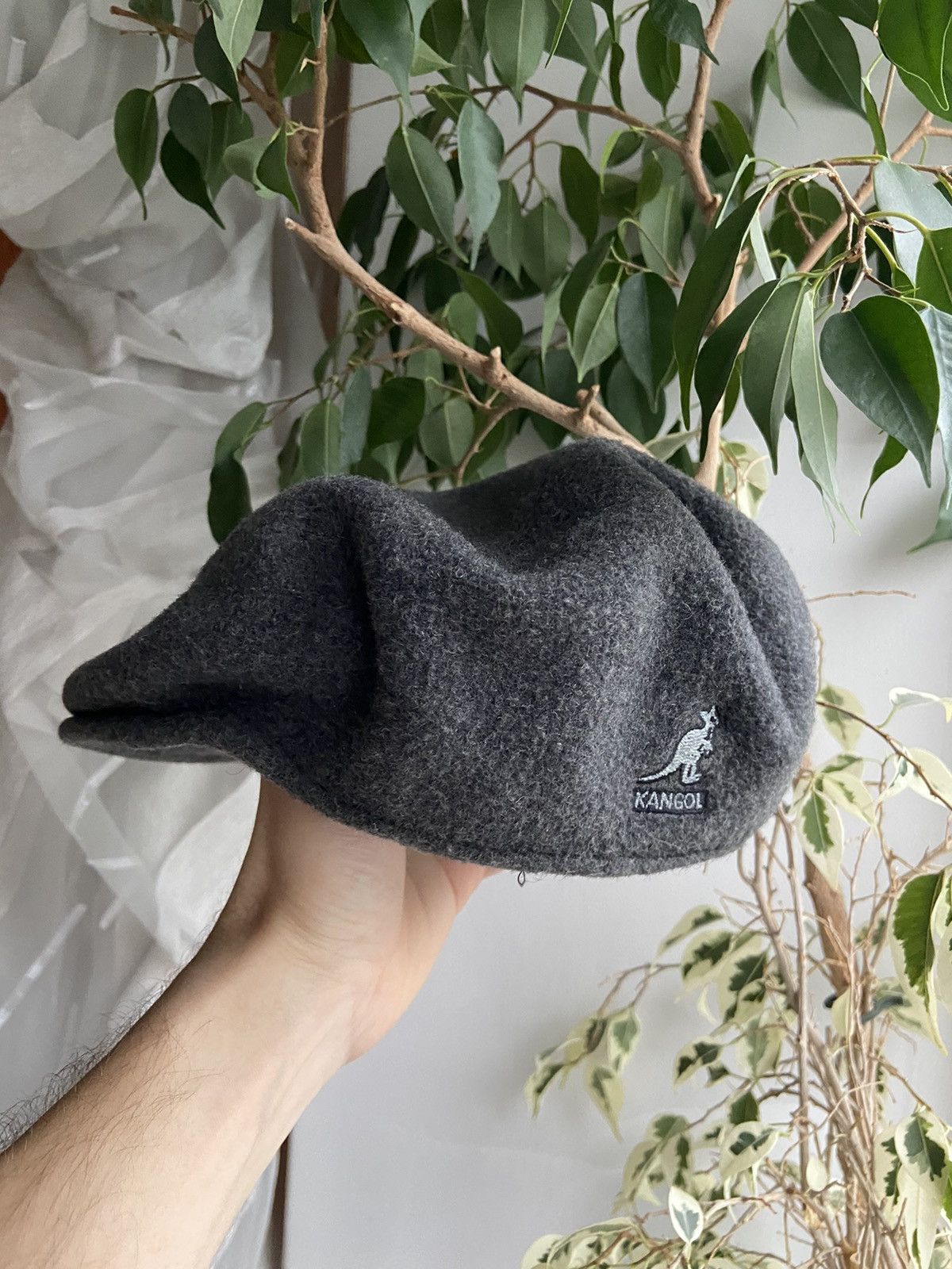 Kangol × Vintage Kangol Vintage Wool Beret Hat Flat Cap Y2K Size 30 - 2 Thumbnail