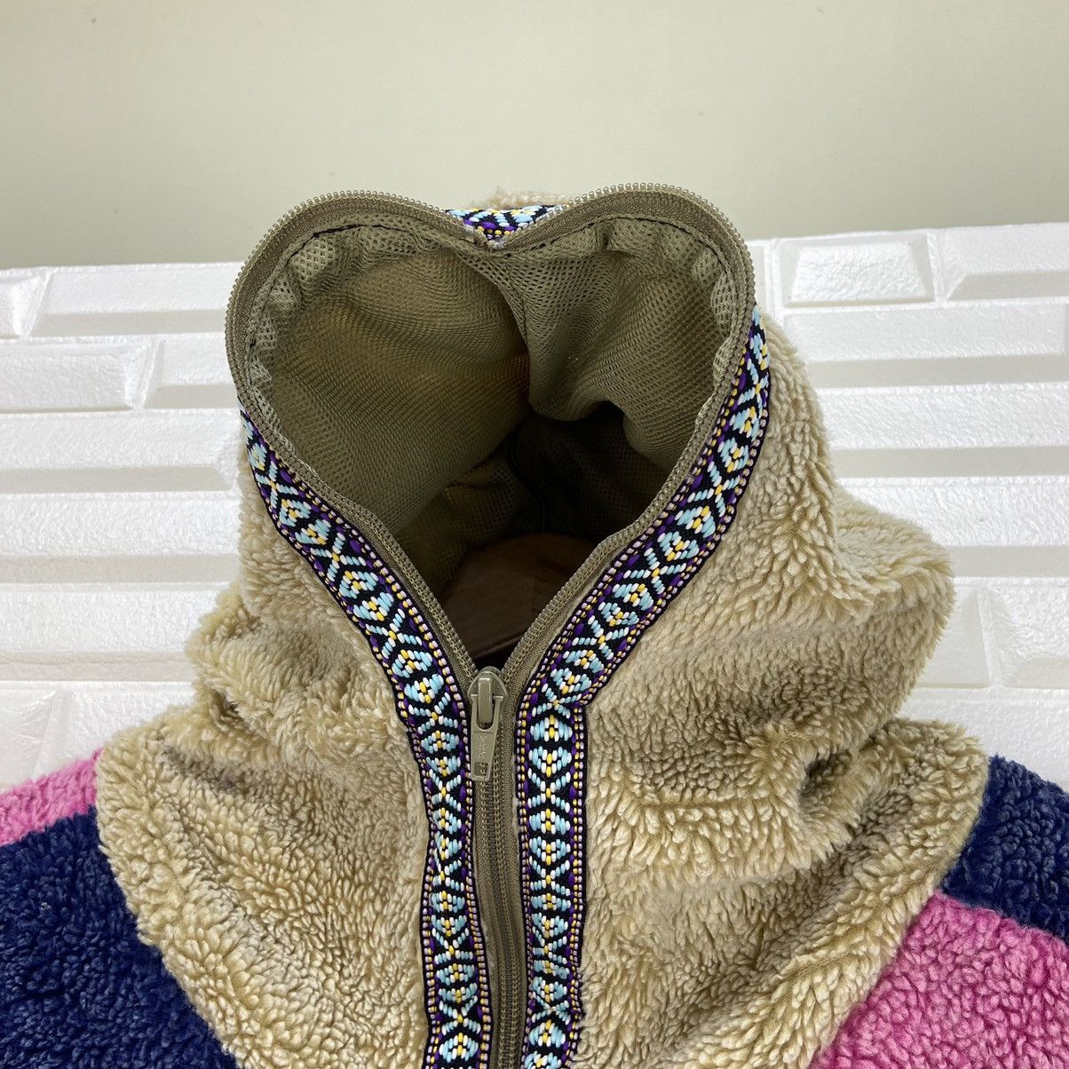 Japanese Brand × go slow caravan Colourful🔥Go Slow Caravan Color Block Fleece Sherpa Jacket Size US S / EU 44-46 / 1 - 5 Thumbnail