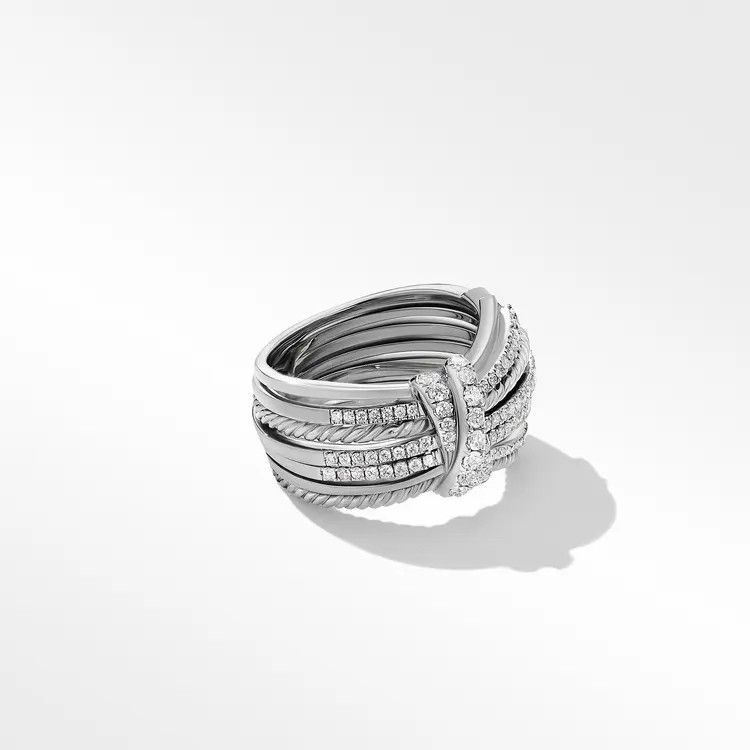 David Yurman o1w1db11025 R17248D /Size 7 / Ring in Silver Size ONE SIZE - 1 Thumbnail