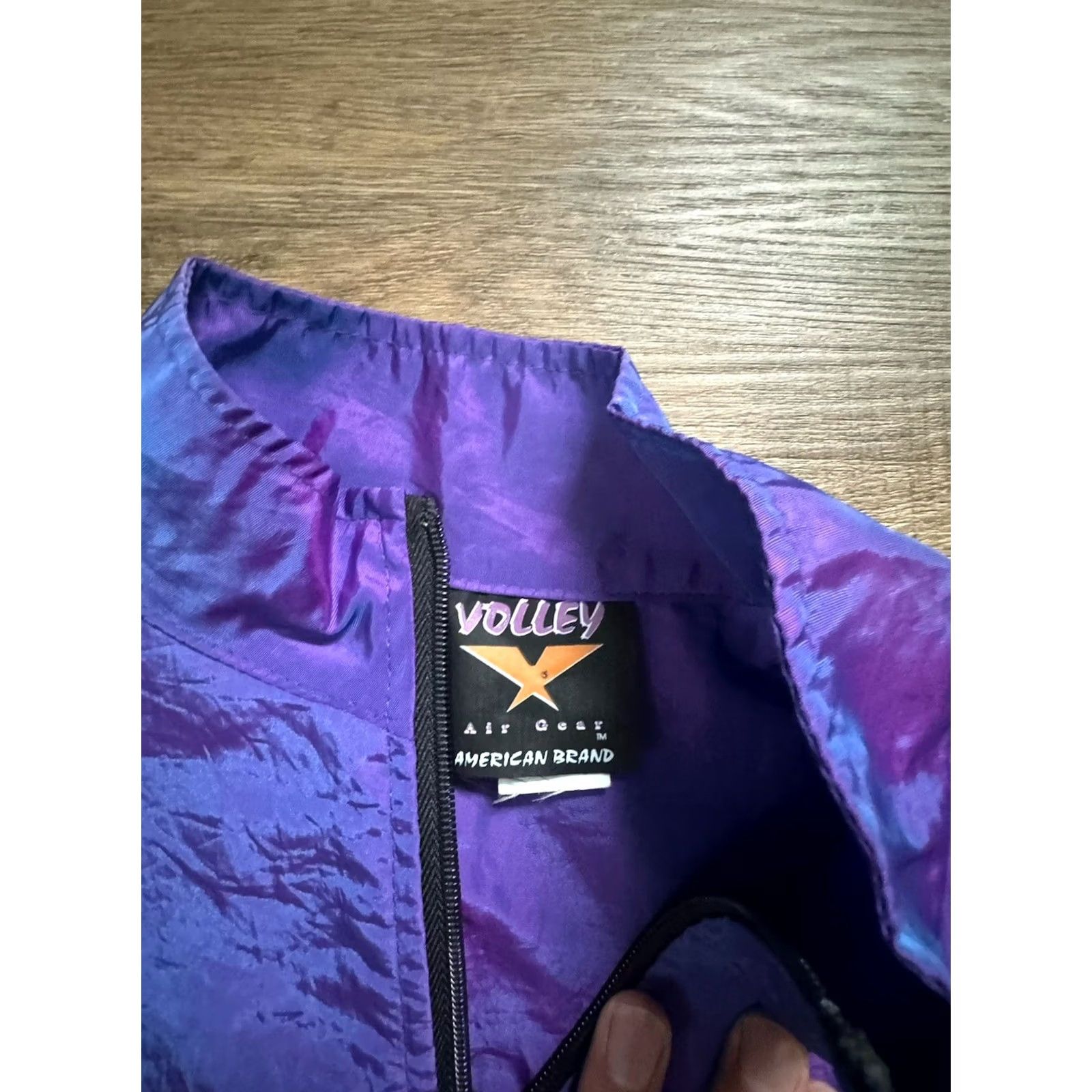 Vintage VINTAGE Surf Style Windbreaker Jacket Purple One Size Pullover EUC Size US M / EU 48-50 / 2 - 2 Thumbnail