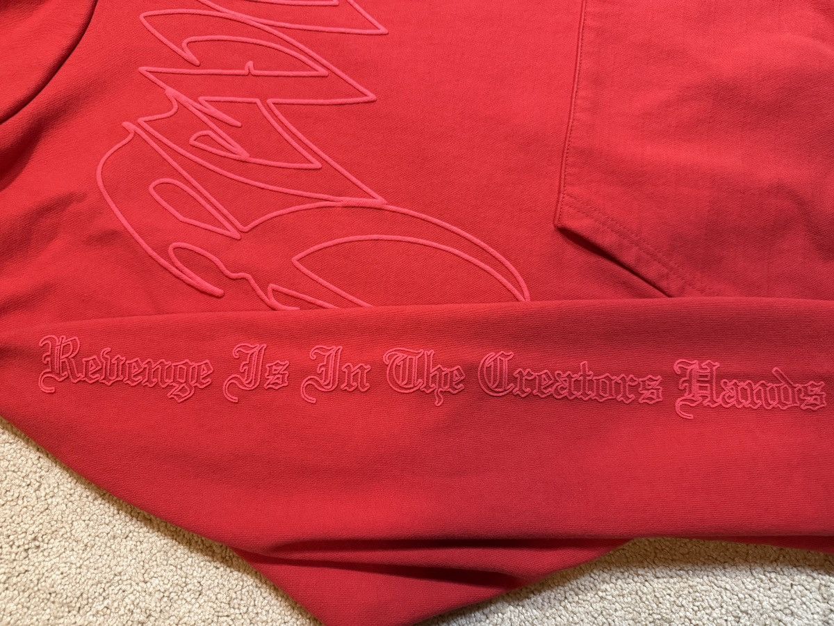 Revenge XXXTentacion x Revenge X Kill Outline Hoodie Red Size US M / EU 48-50 / 2 - 7 Thumbnail