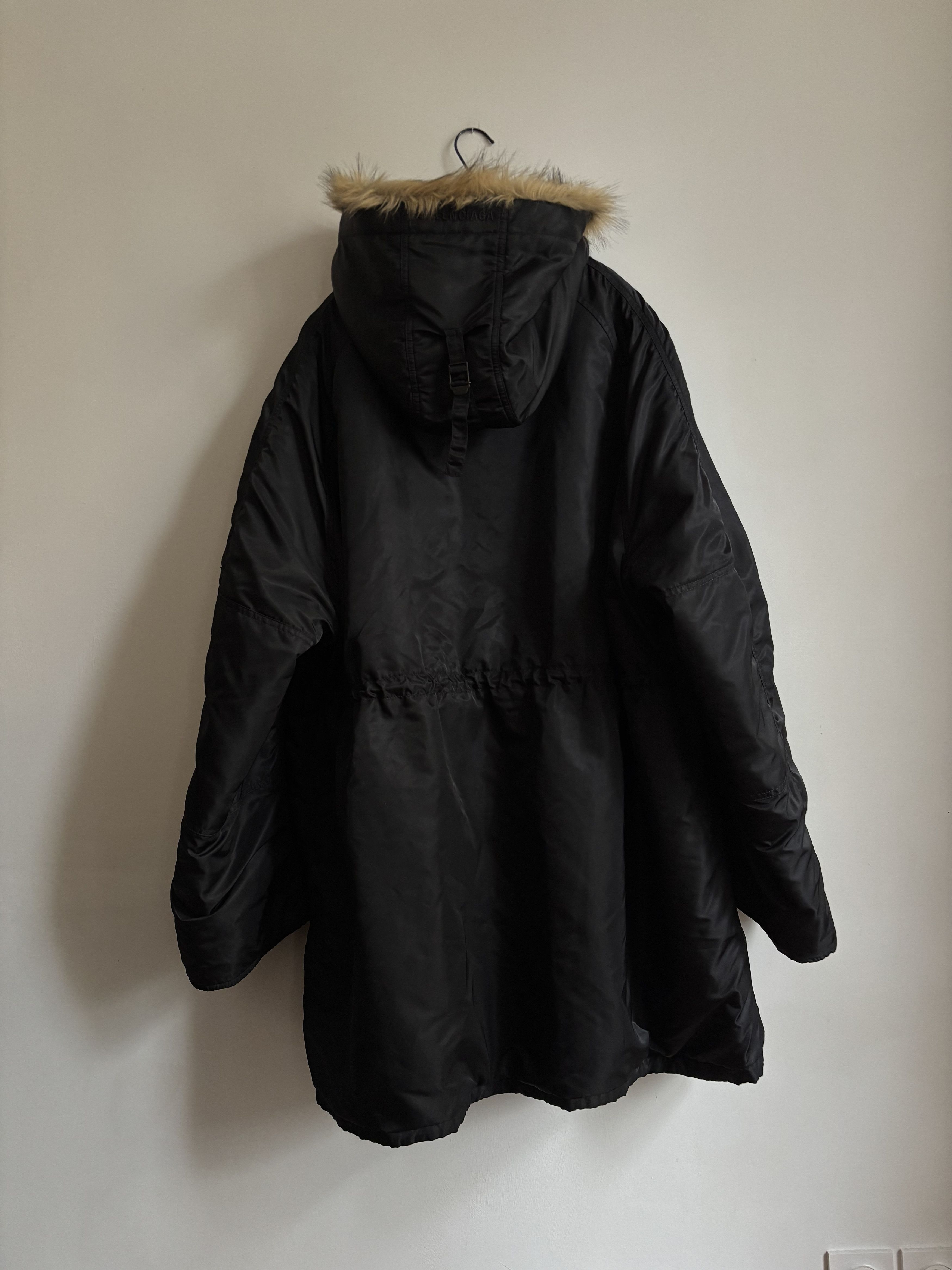 Balenciaga Balenciaga Fake Fur Hooded Military Parka Size US S / EU 44-46 / 1 - 5 Thumbnail
