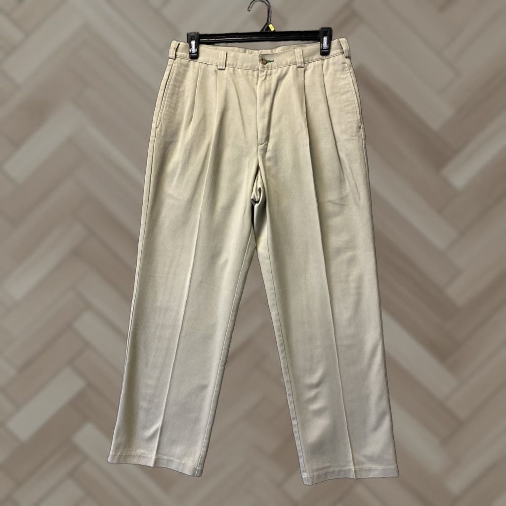 Tommy Hilfiger Tommy Hilfiger Slim Fit Chino Pants Men’s 33x32 Ginger Straight Leg /0653 Size US 33 - 1 Thumbnail