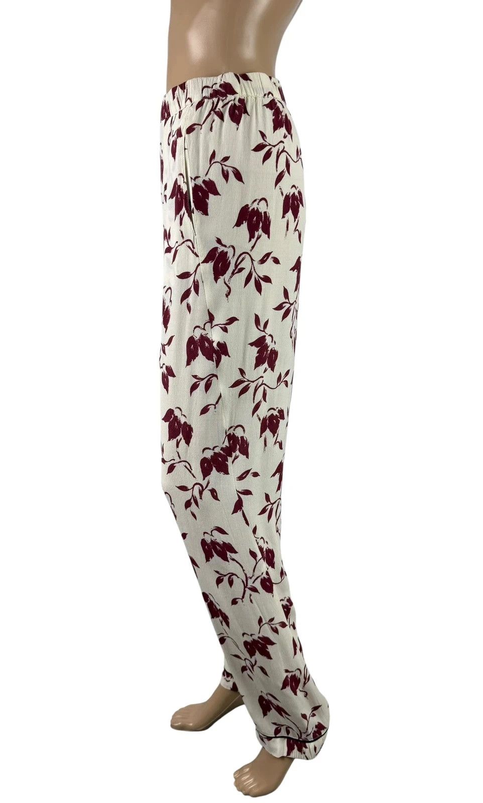 Ganni Ganni Trousers Maxwell Crepe Floral Printed size XL Size 34" / US 12 / IT 48 - 4 Thumbnail