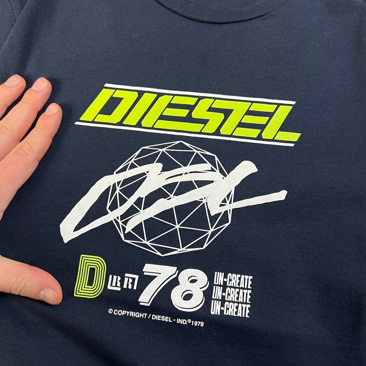 Diesel Diesel Vintage Big Logo T-Shirt Streetwear Style 2TS5 Size US L / EU 52-54 / 3 - 3 Thumbnail