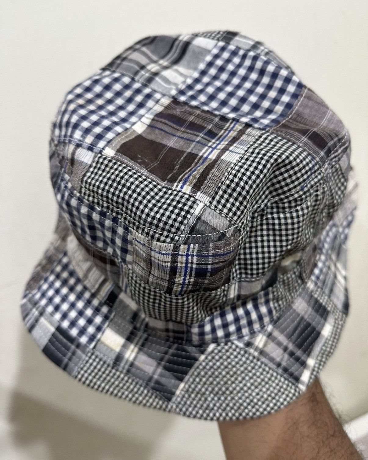 Japanese Brand VTG Patchwork Style Kapital Hat Size ONE SIZE - 4 Thumbnail