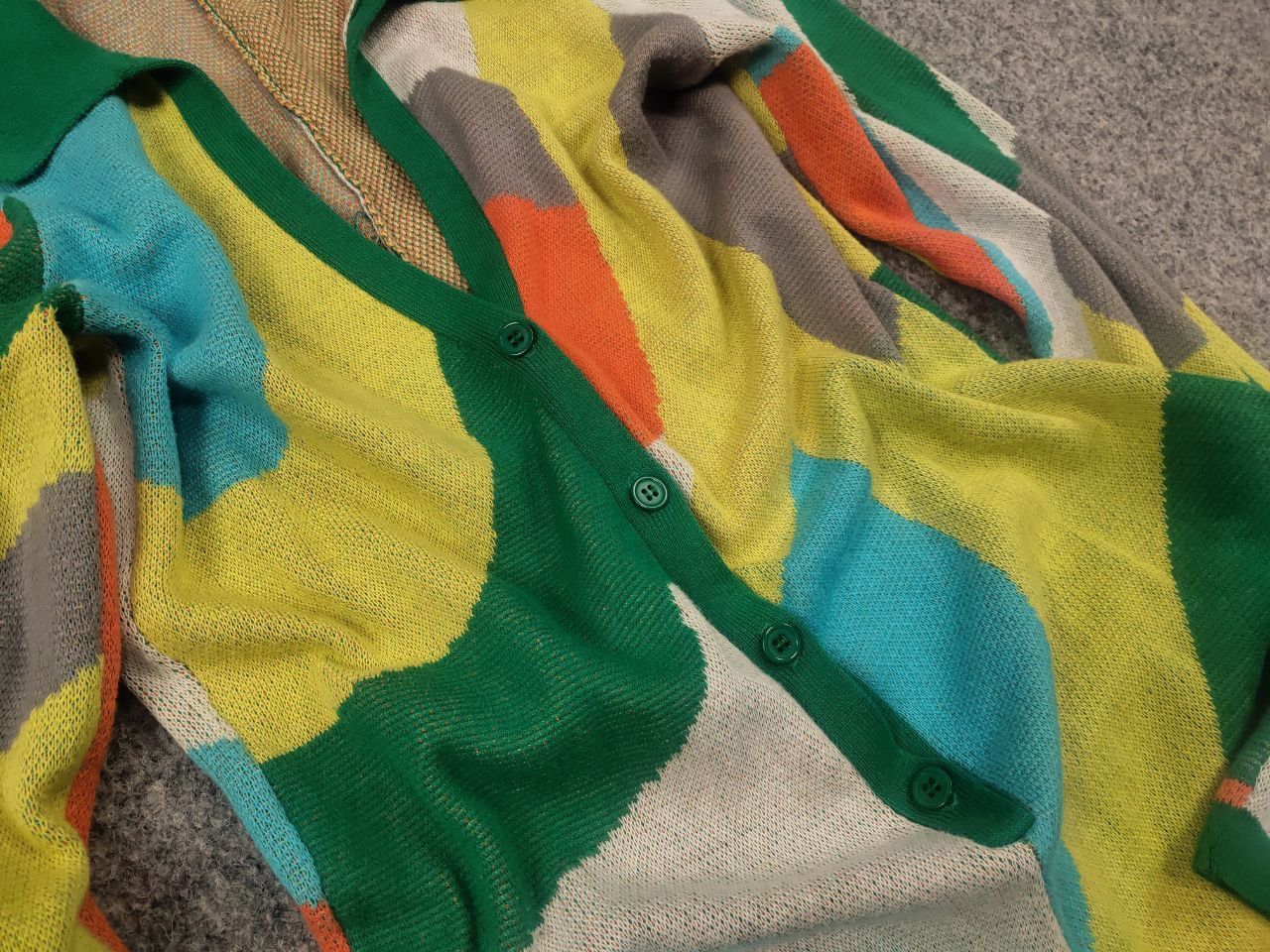 Jaded London Abstract Art knit Long Sleeve Jumpsuits Romper