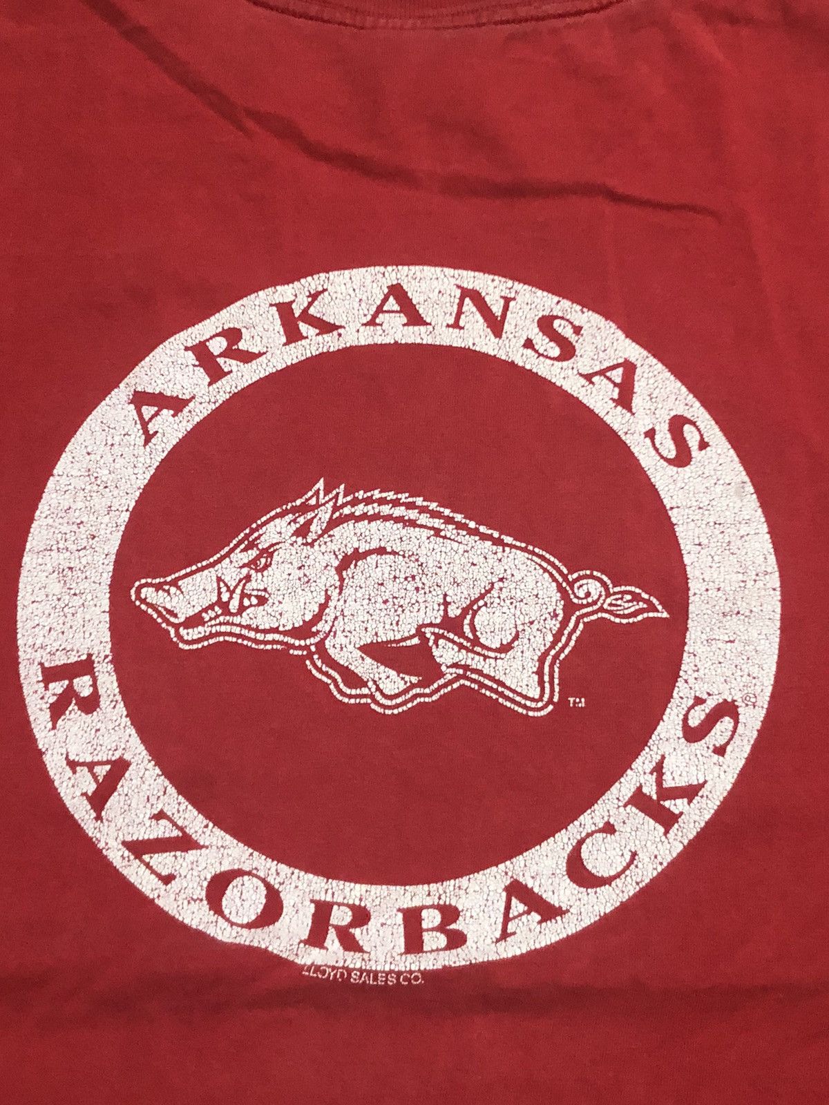 Delta Vintage Arkansas Razorbacks College Football Tee 90s Size US XL / EU 56 / 4 - 3 Thumbnail