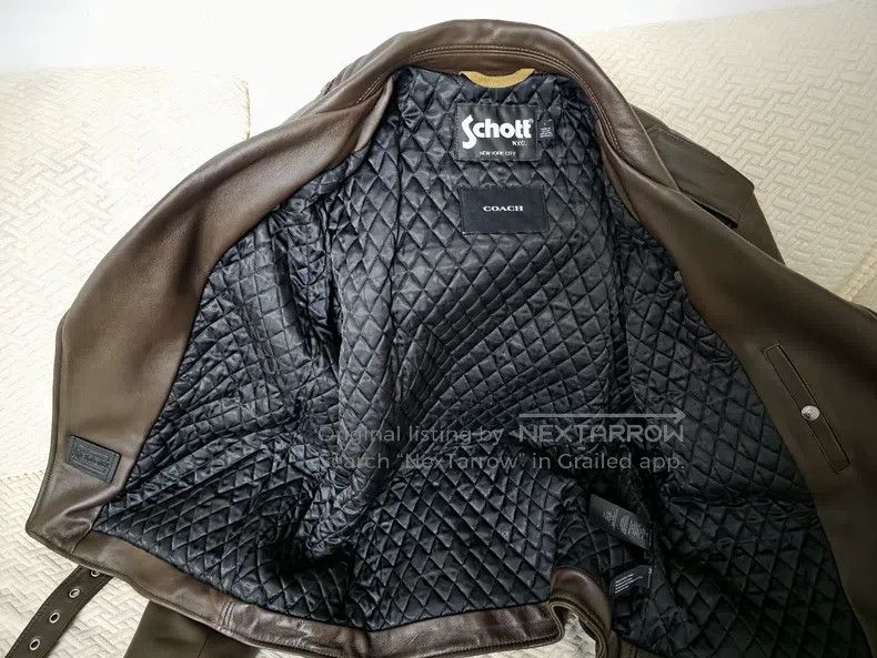 Schott Schott Genuine leather biker jacket Size US L / EU 52-54 / 3 - 5 Thumbnail