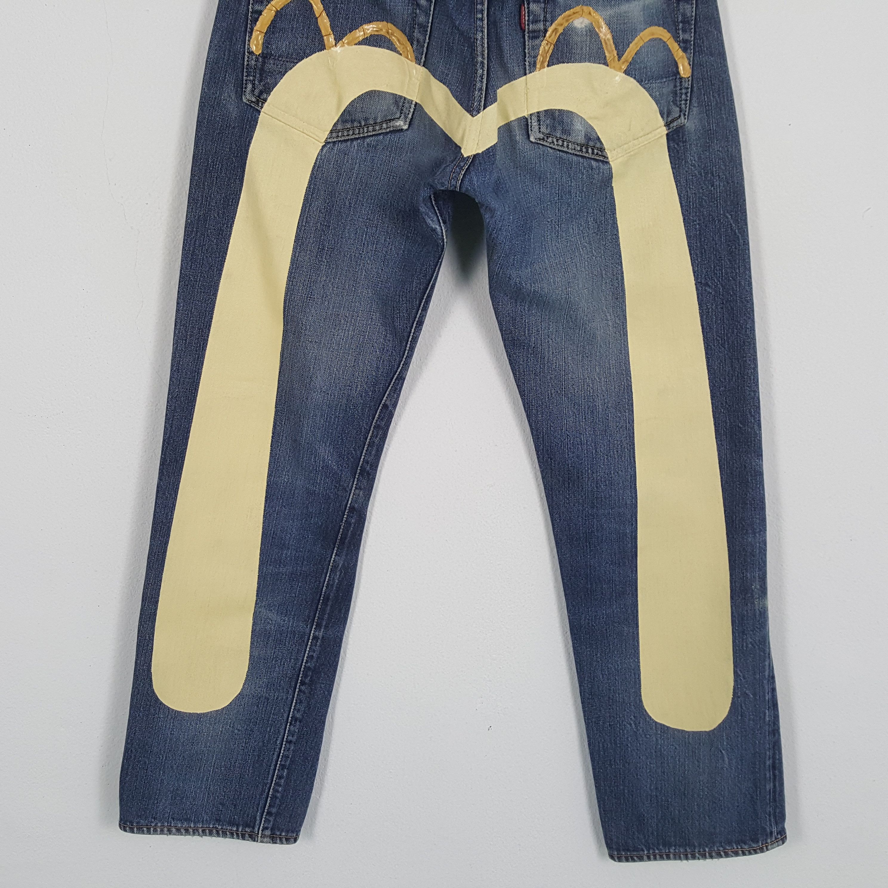 Evisu EVISU Japanese Brand Streetwear Custom Daicock Jeans Size US 28 / EU 44 - 3 Thumbnail
