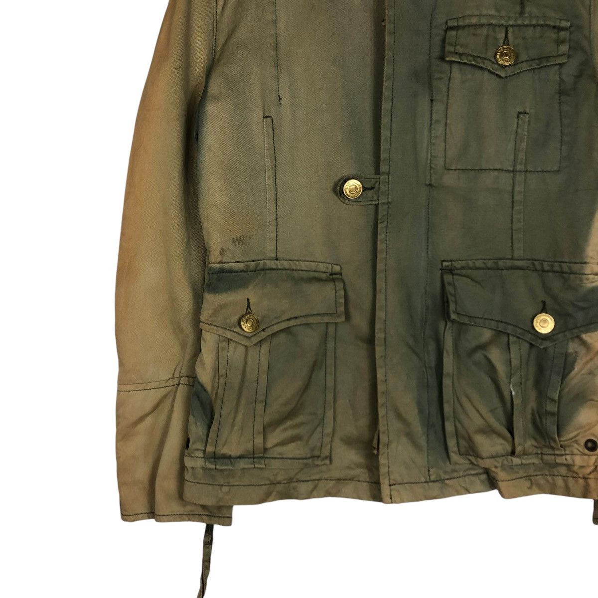 Japanese Brand 🔥VINTAGE CHORE BIKER JACKET DSQUARED2 ACID RUSTY DESIGN Size US S / EU 44-46 / 1 - 6 Thumbnail