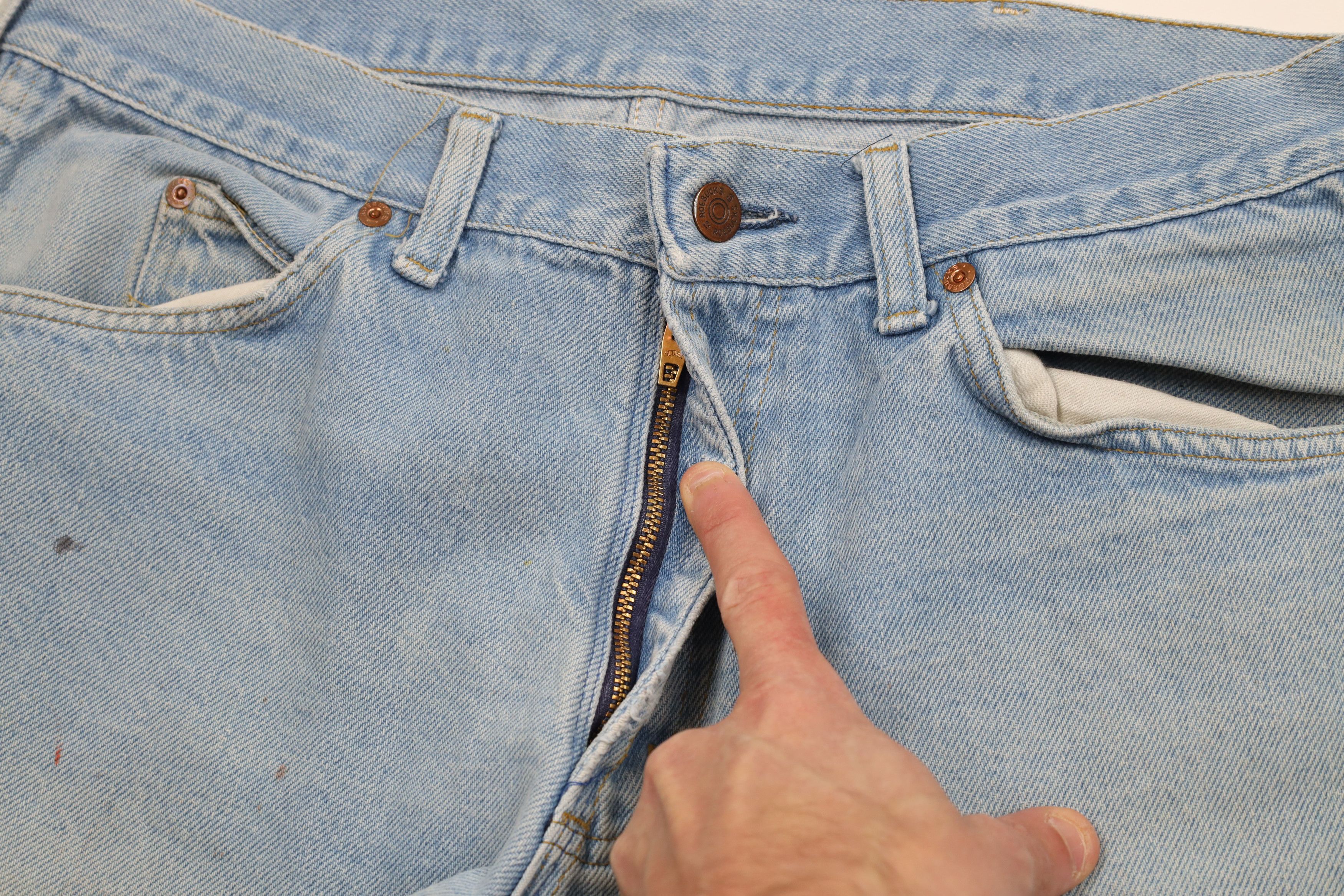 Vintage Vintage 70s Streetwear Flared Wide Leg Denim Jeans USA Size US 34 / EU 50 - 9 Thumbnail