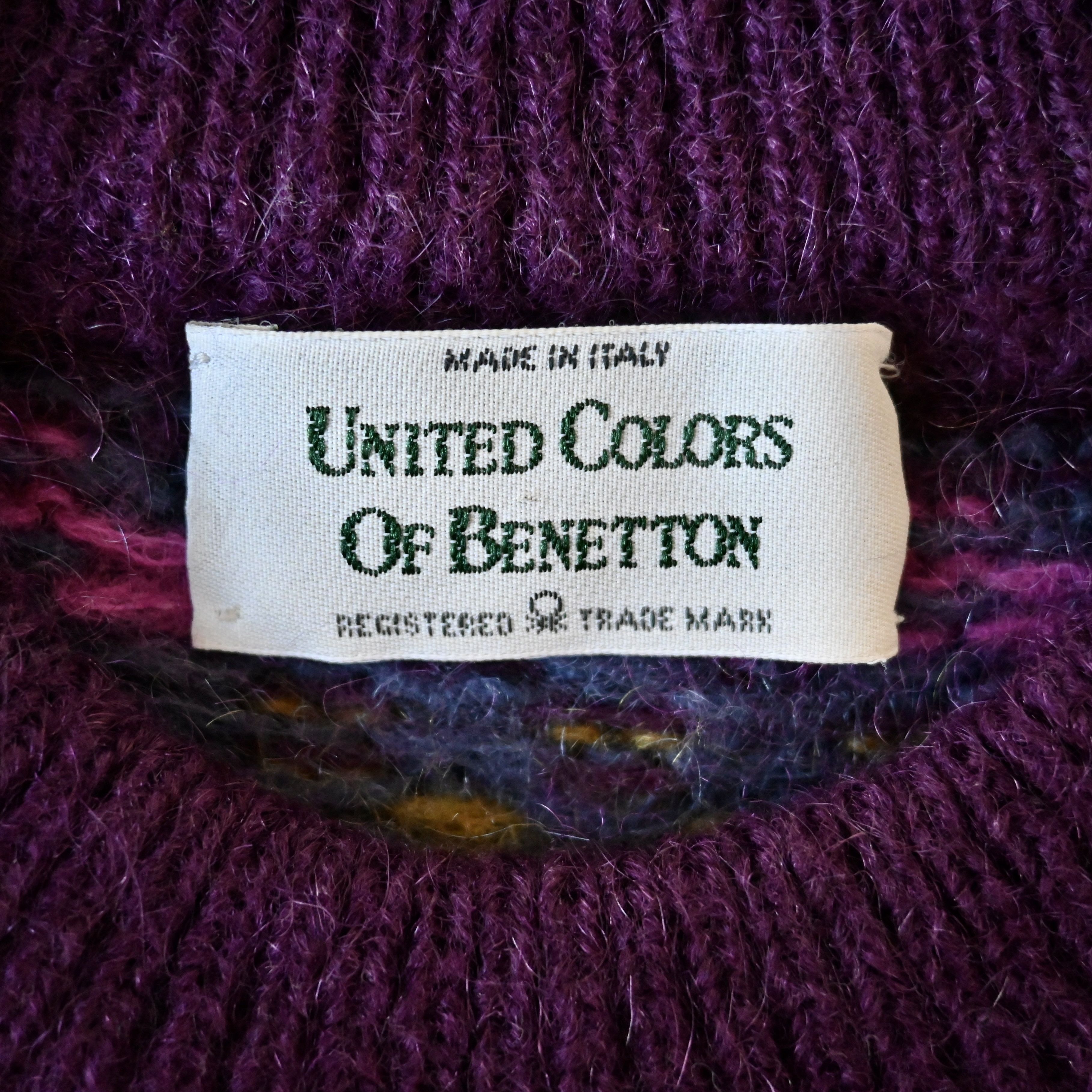 United Colors Of Benetton VTG United Colors of Benetton mohair-blend sweater, 46 Size M / US 6-8 / IT 42-44 - 11 Thumbnail