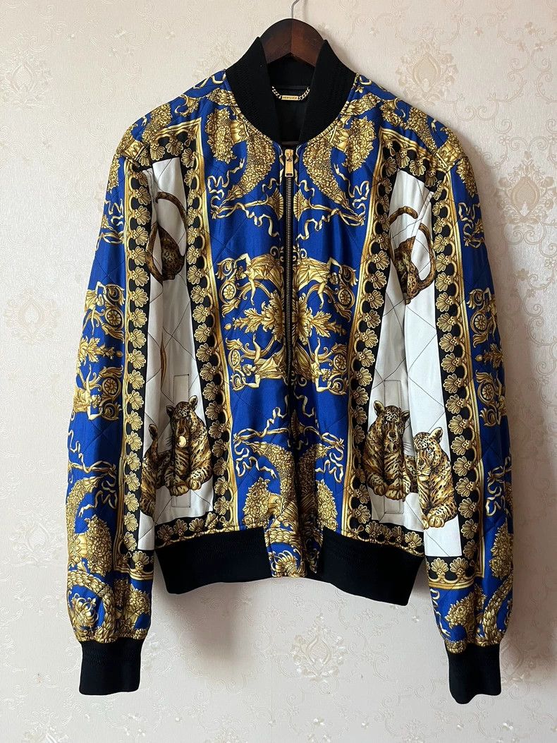 Versace Versace Cotton jacket top Size US L / EU 52-54 / 3 - 1 Thumbnail