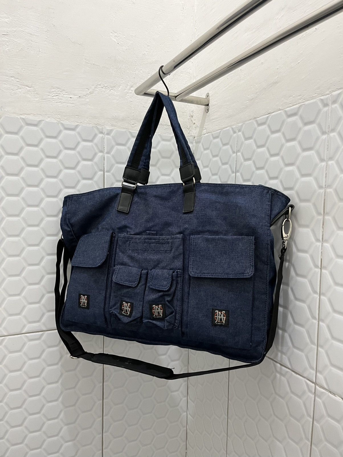 Jean Paul Gaultier Vintage Jean Paul Gaultier Multi Pocket Sling Hand Bag Size ONE SIZE - 5 Thumbnail