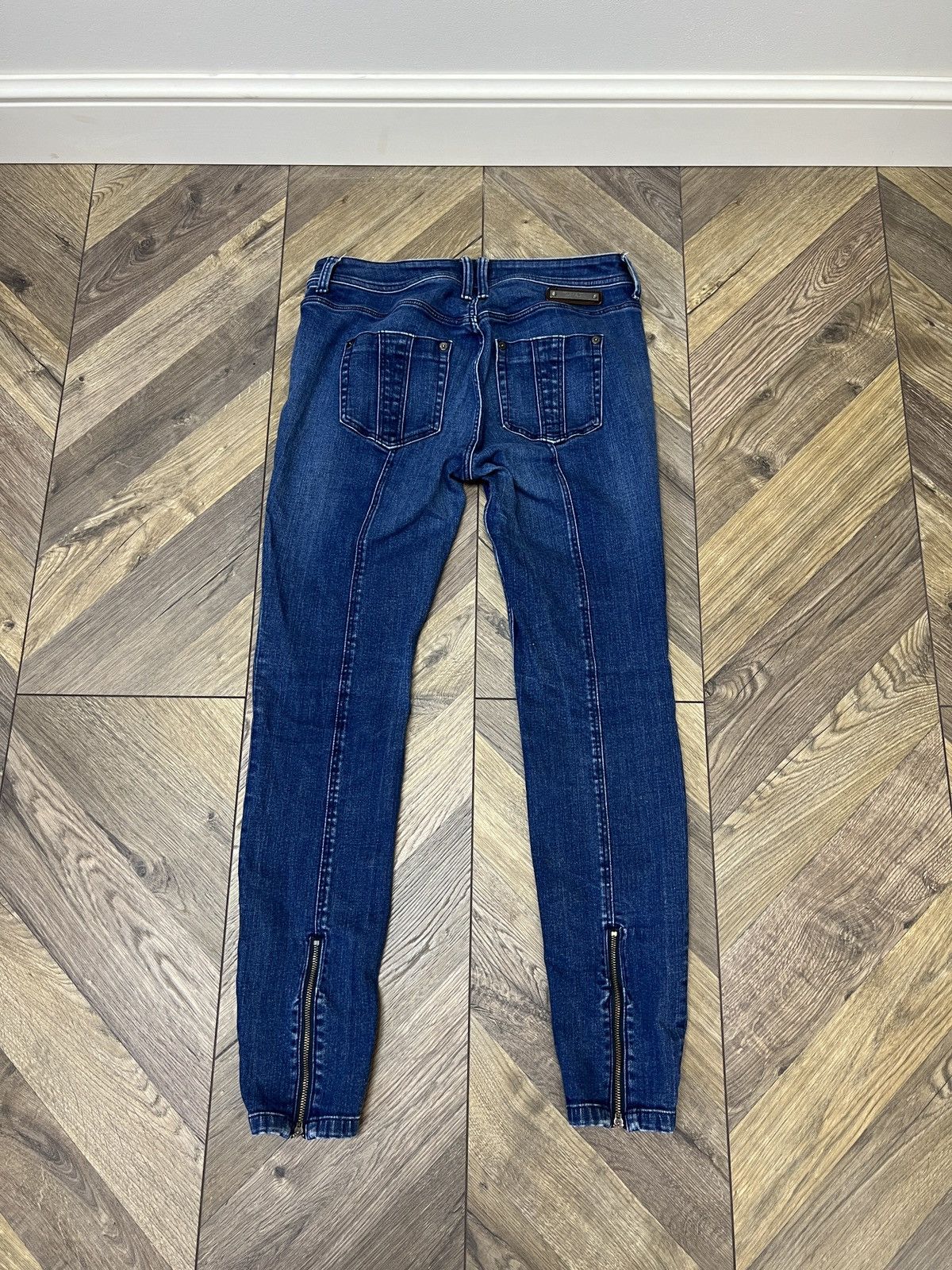 Burberry × Designer × Vintage Vintage Burberry Brit Women’s denim skinny jeans Size 31" - 15 Thumbnail