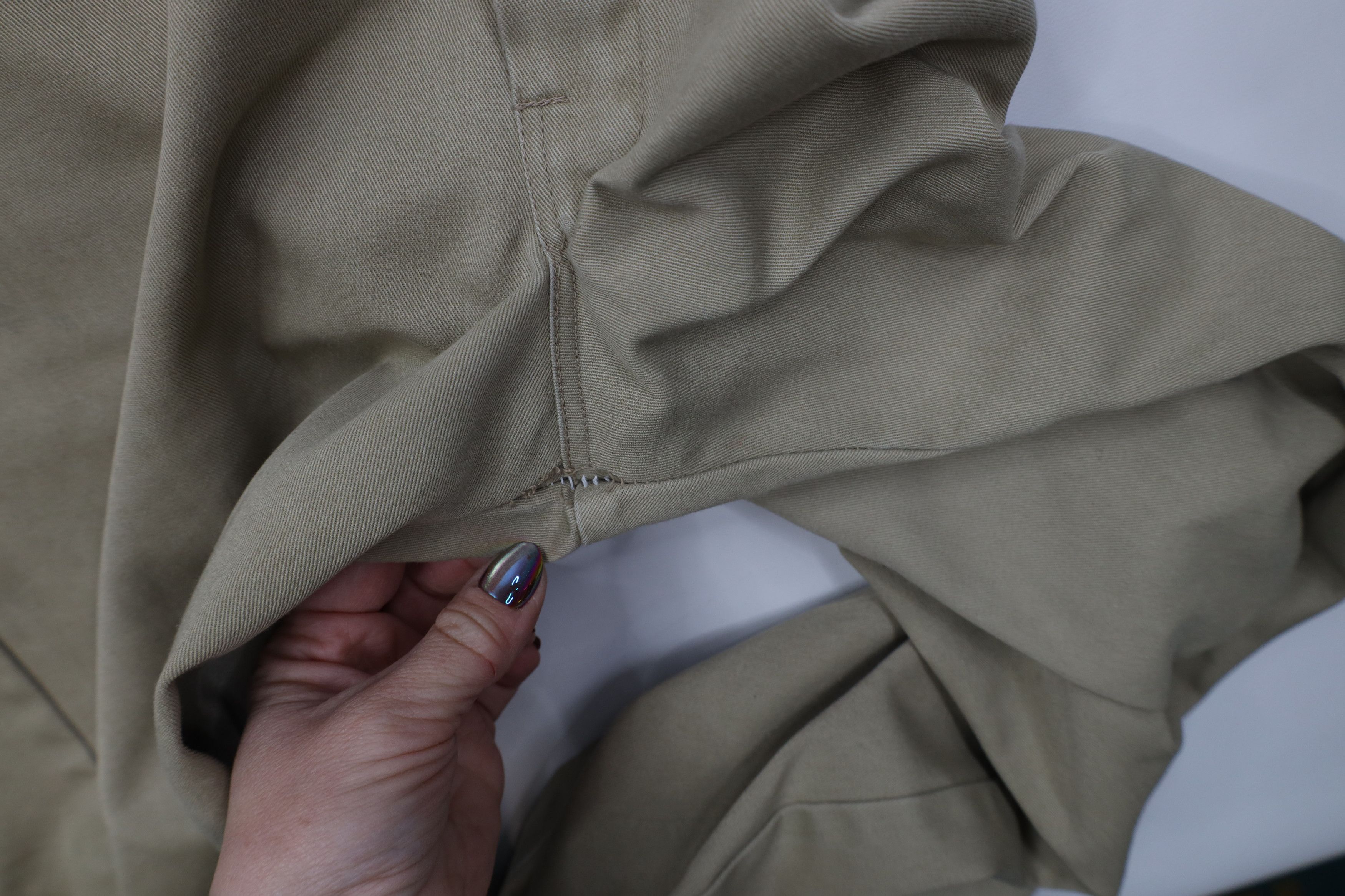 Dickies Vintage 90s Dickies Loose Fit Wide Leg Pants Beige USA Size US 34 / EU 50 - 11 Thumbnail