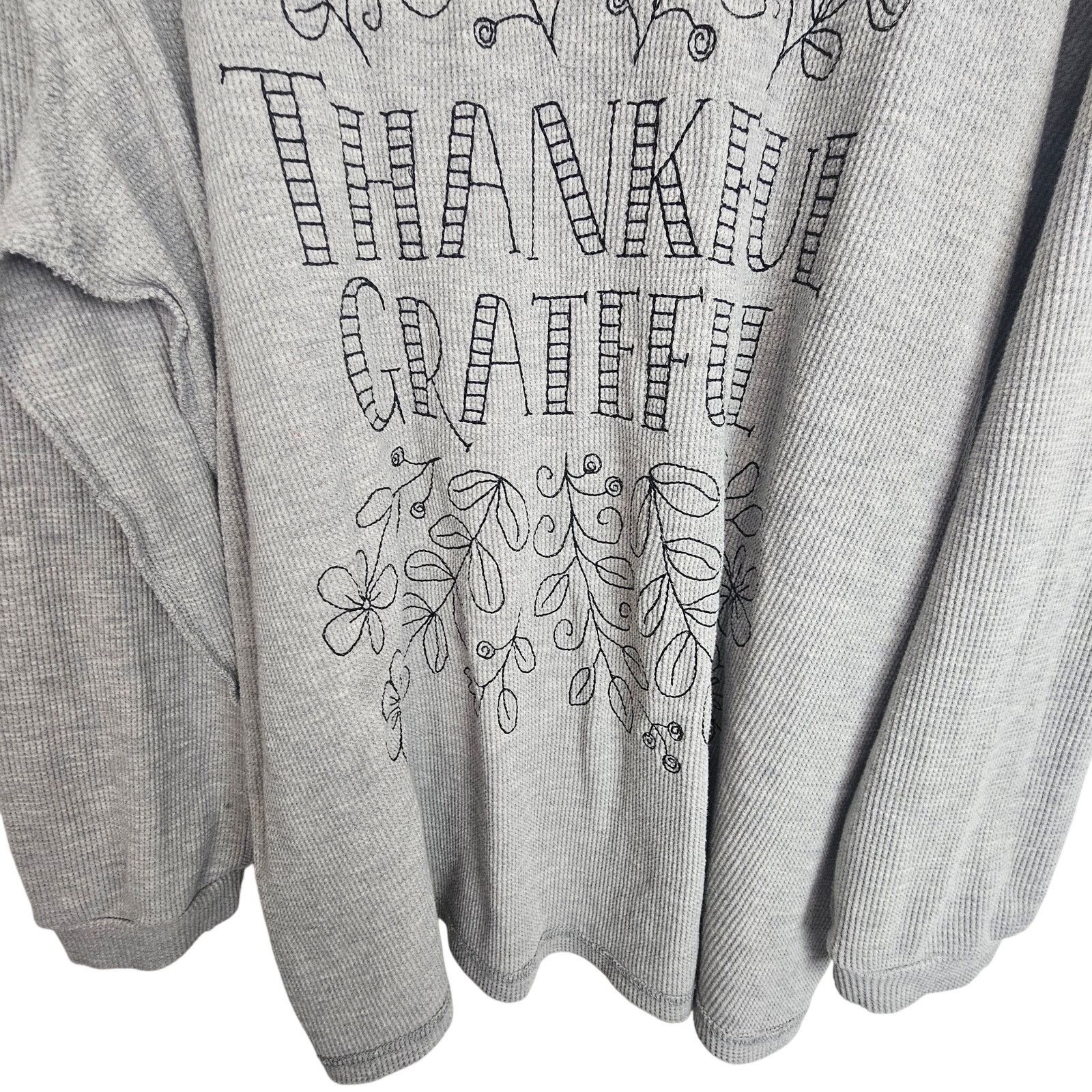 Natural Issue Natural Life Womens Waffle Knit Oversized Thermal Top Sz S/M Size M / US 6-8 / IT 42-44 - 4 Thumbnail