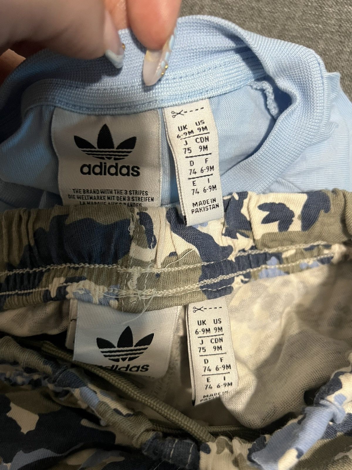 Adidas Adidas Kids Camo Short Tee Set Size 6-9M Size US XXS / EU 40 - 4 Thumbnail