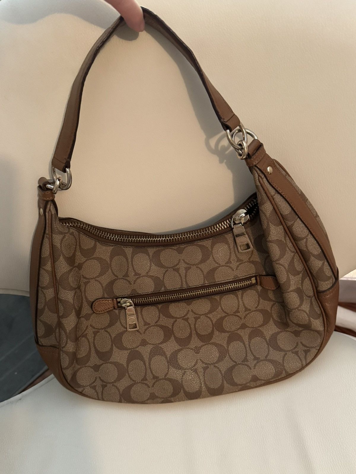 Coach COACH HARLEY EAST/WEST HOBO IN SIGNATURE shoulder bag Size ONE SIZE - 11 Thumbnail
