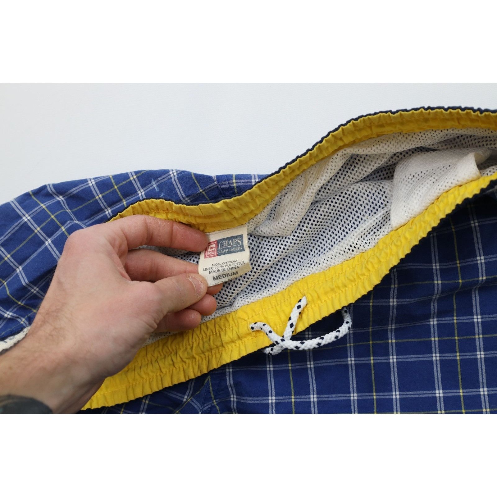 Ralph Lauren Vintage 90s Chaps Ralph Lauren Lined Shorts Swim Trunks Size US 32 / EU 48 - 7 Thumbnail