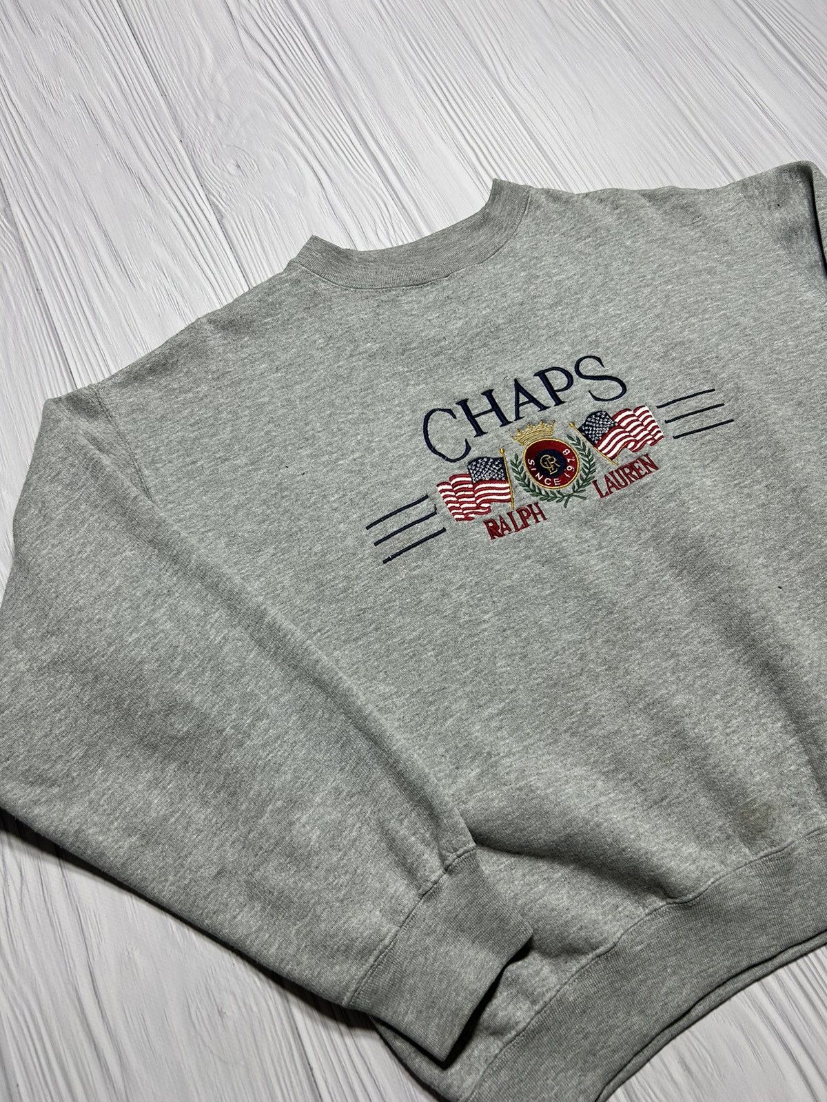 Chaps Ralph Lauren Vintage 90s Chaps Ralph Lauren Big Logo Sweatshirt Size M Size US M / EU 48-50 / 2 - 3 Thumbnail