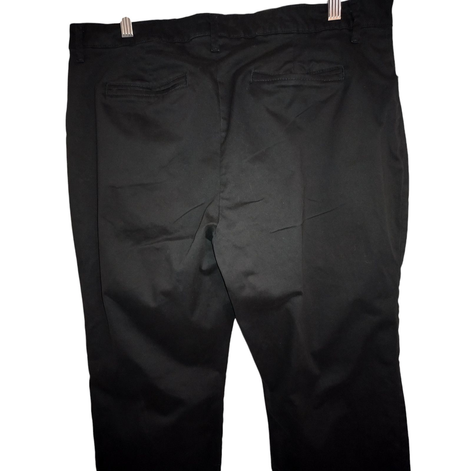 Lee Lee Womens Mid-rise Straight leg Pants Black Size 16 Size 38" / US 16 / IT 52 - 2 Thumbnail